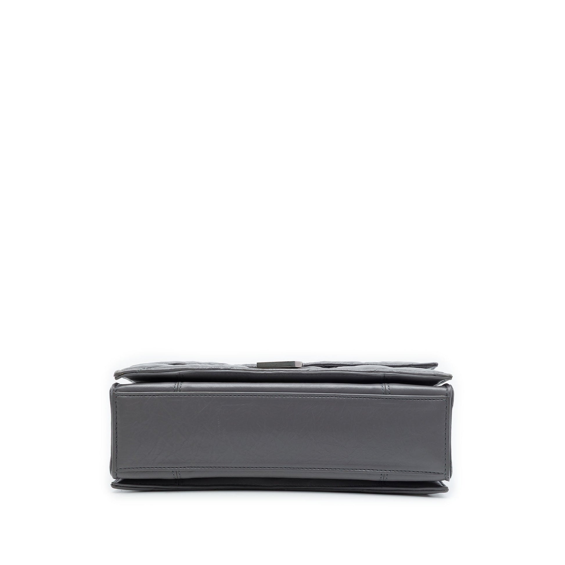 Balenciaga Small Metallic Calfskin Crush Chain Shoulder Bag