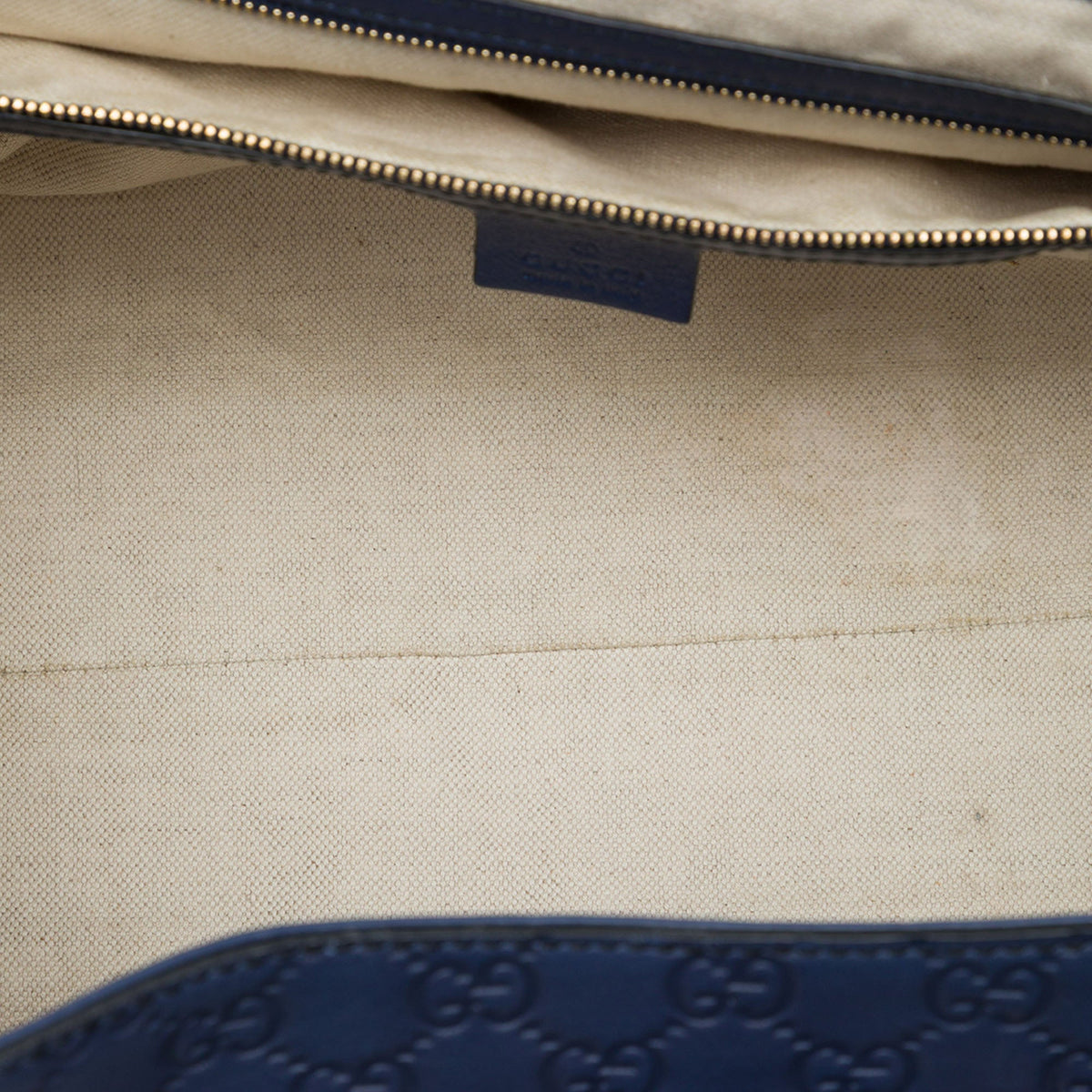 Gucci Large Guccissima Emily Tote — Blue