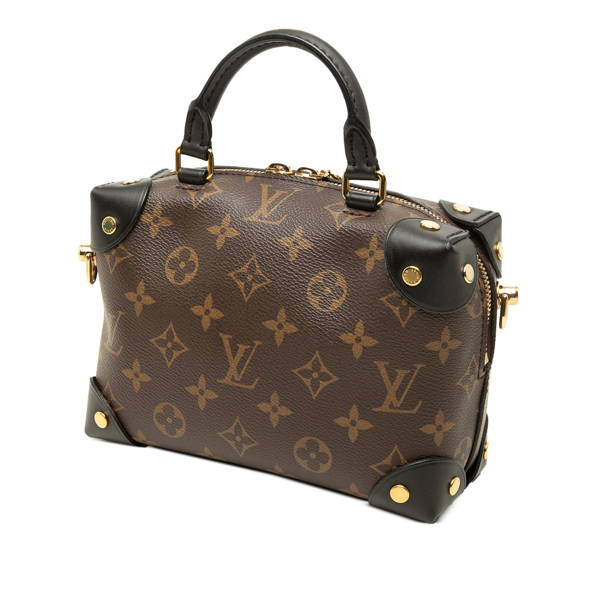 Louis Vuitton Monogram Petite Malle Souple — Brown