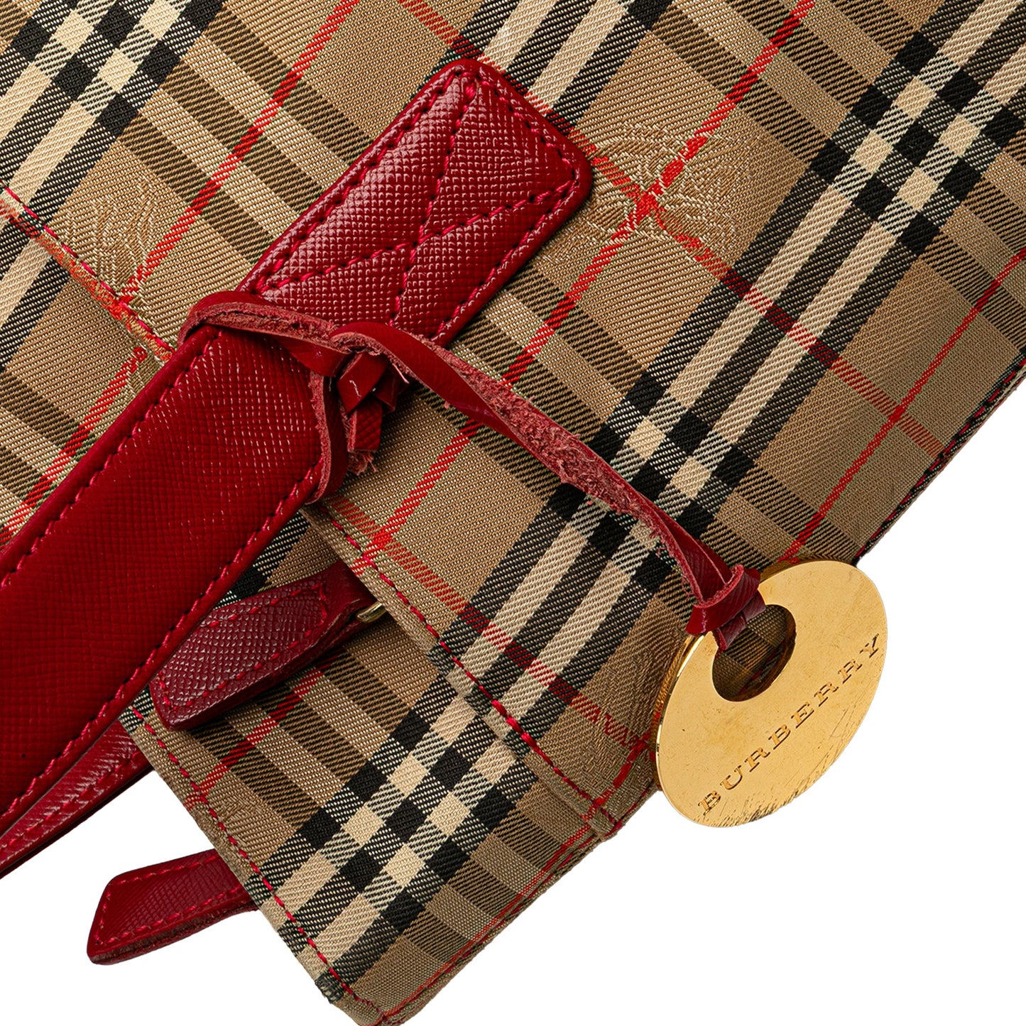 Burberry Haymarket Check Canvas Tote