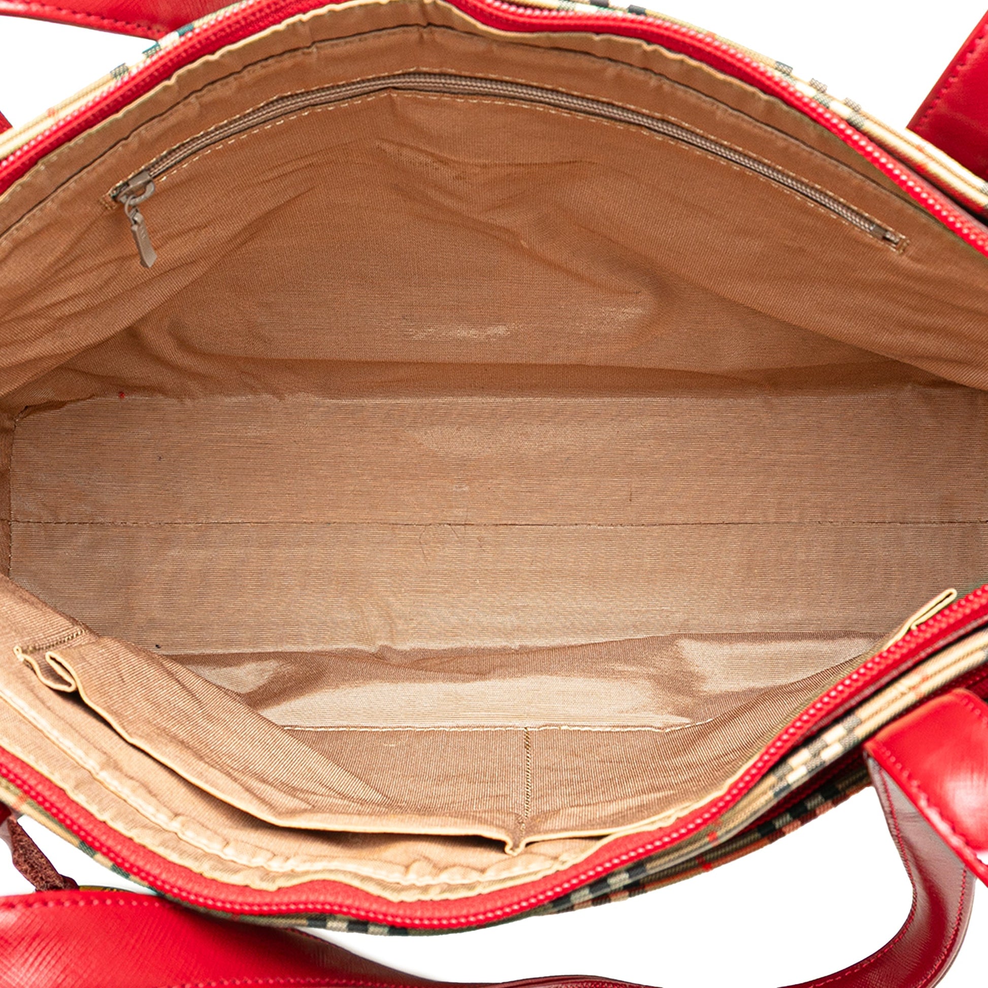 Burberry Haymarket Check Canvas Tote