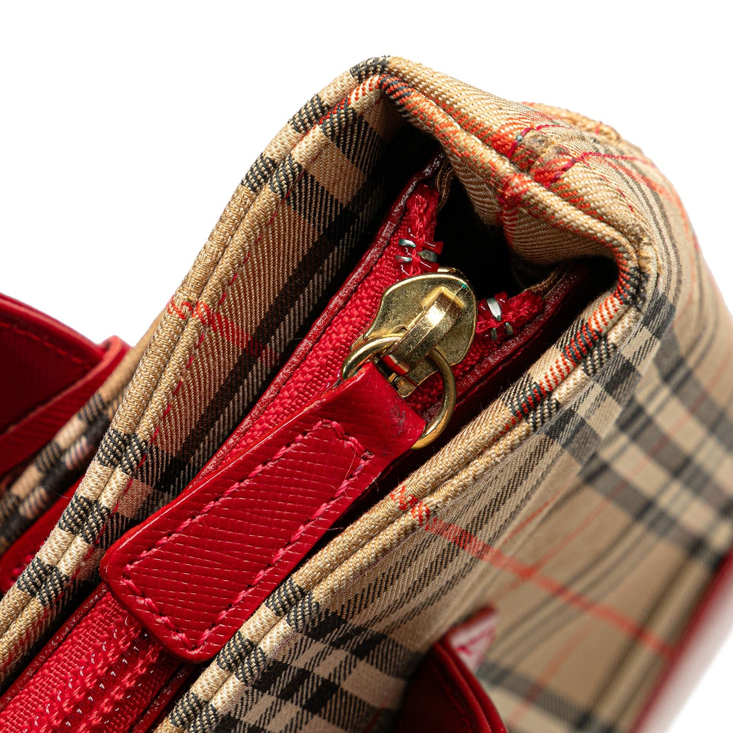 Burberry Haymarket Check Canvas Tote
