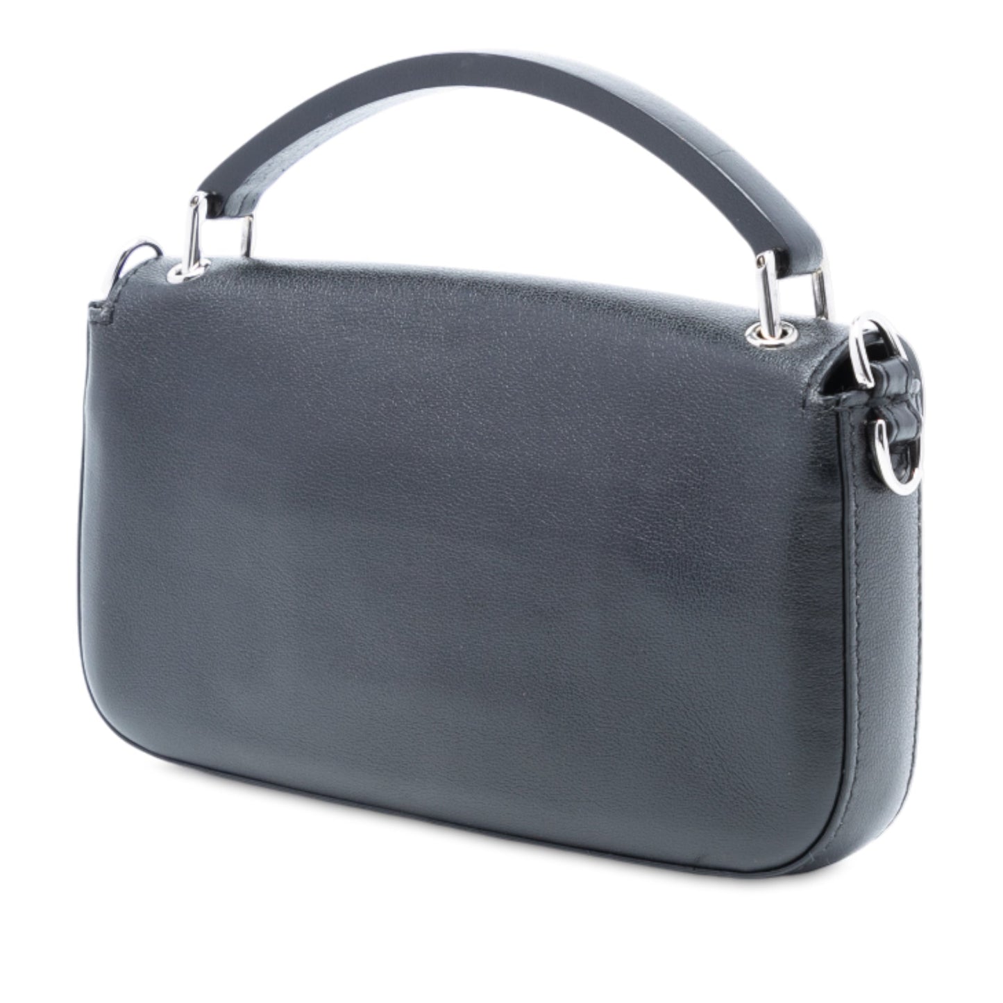 Fendi Marc Jacobs Calfskin Baguette Phone Pouch Satchel