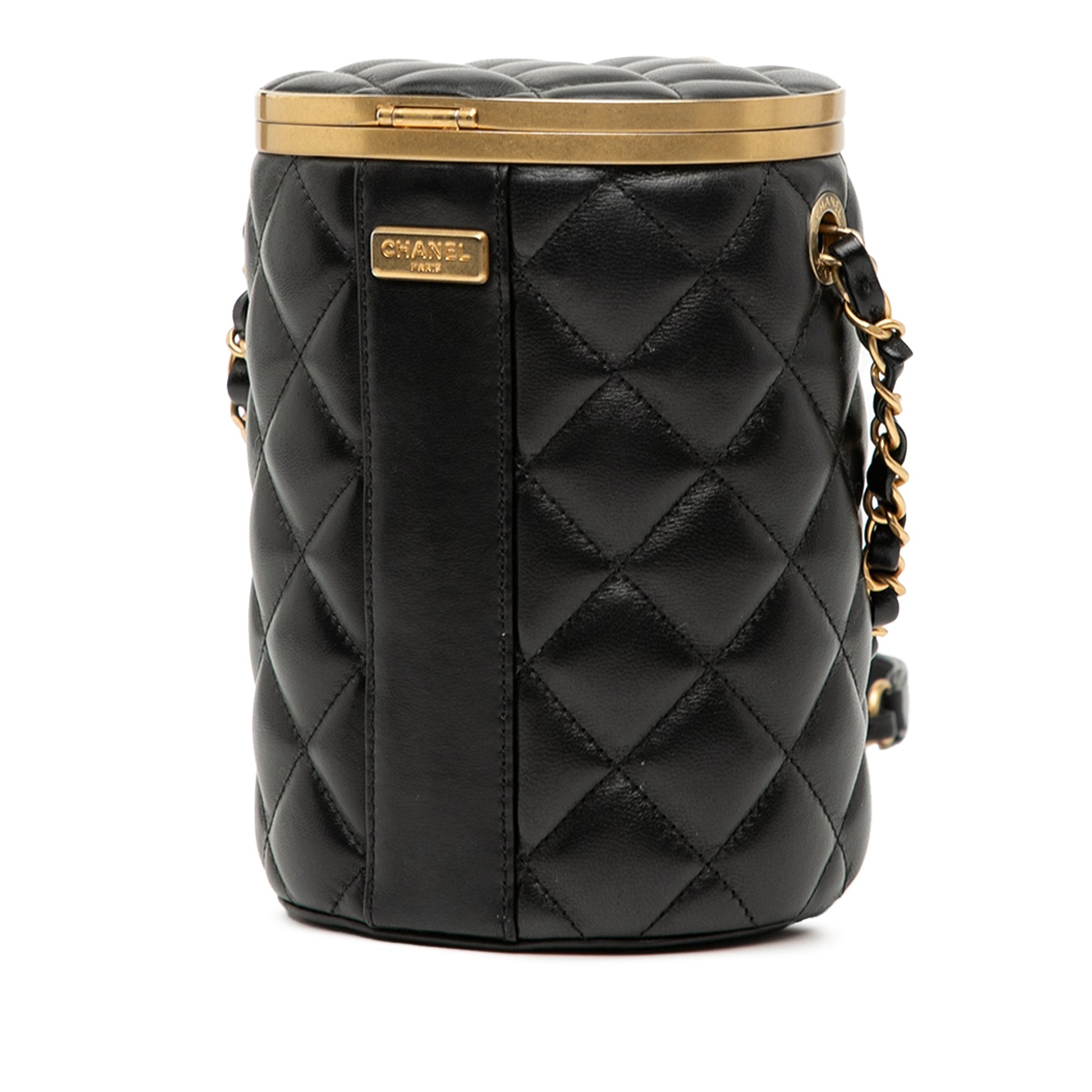 Chanel Small Quilted Lambskin Crown Box Bag