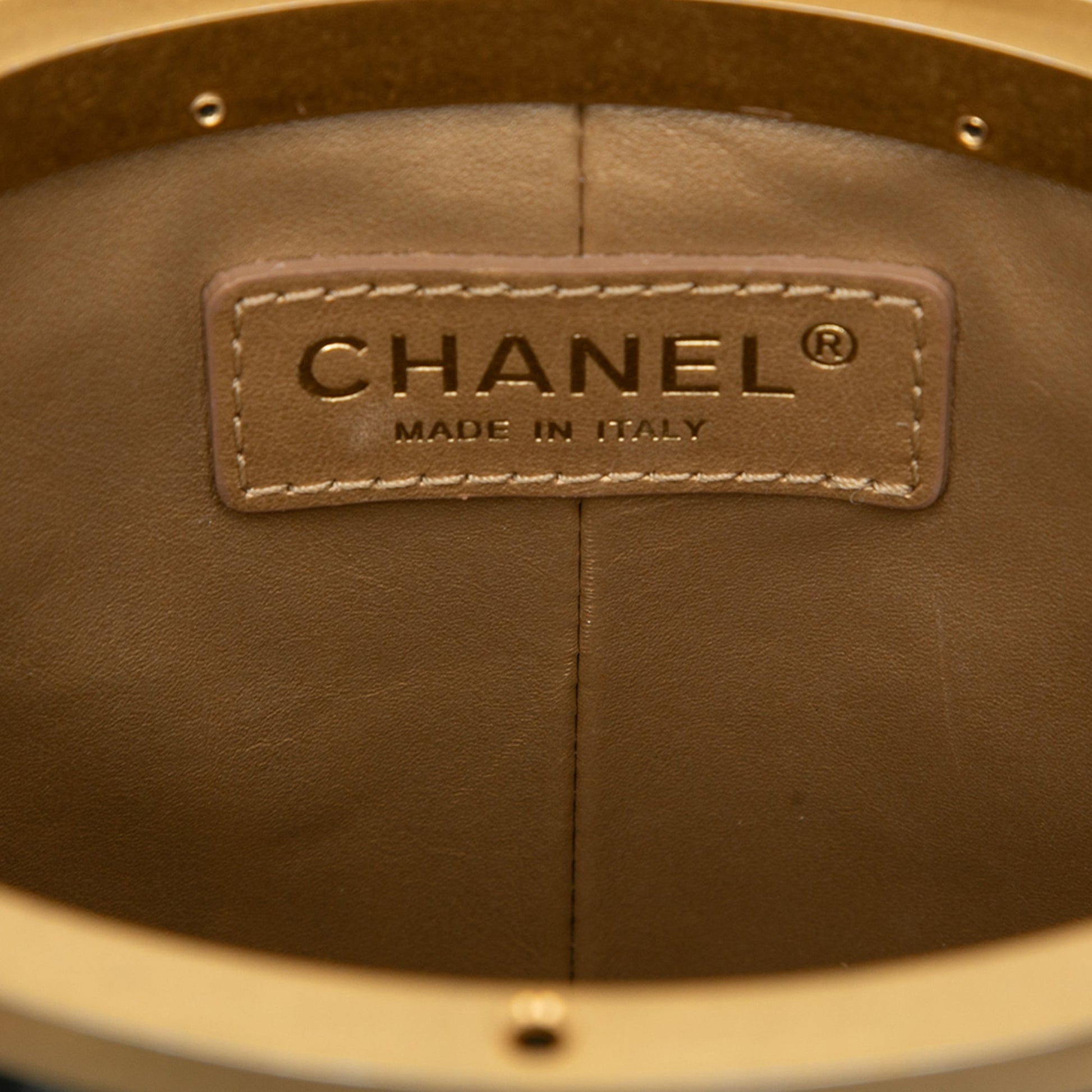 Chanel Small Quilted Lambskin Crown Box Bag