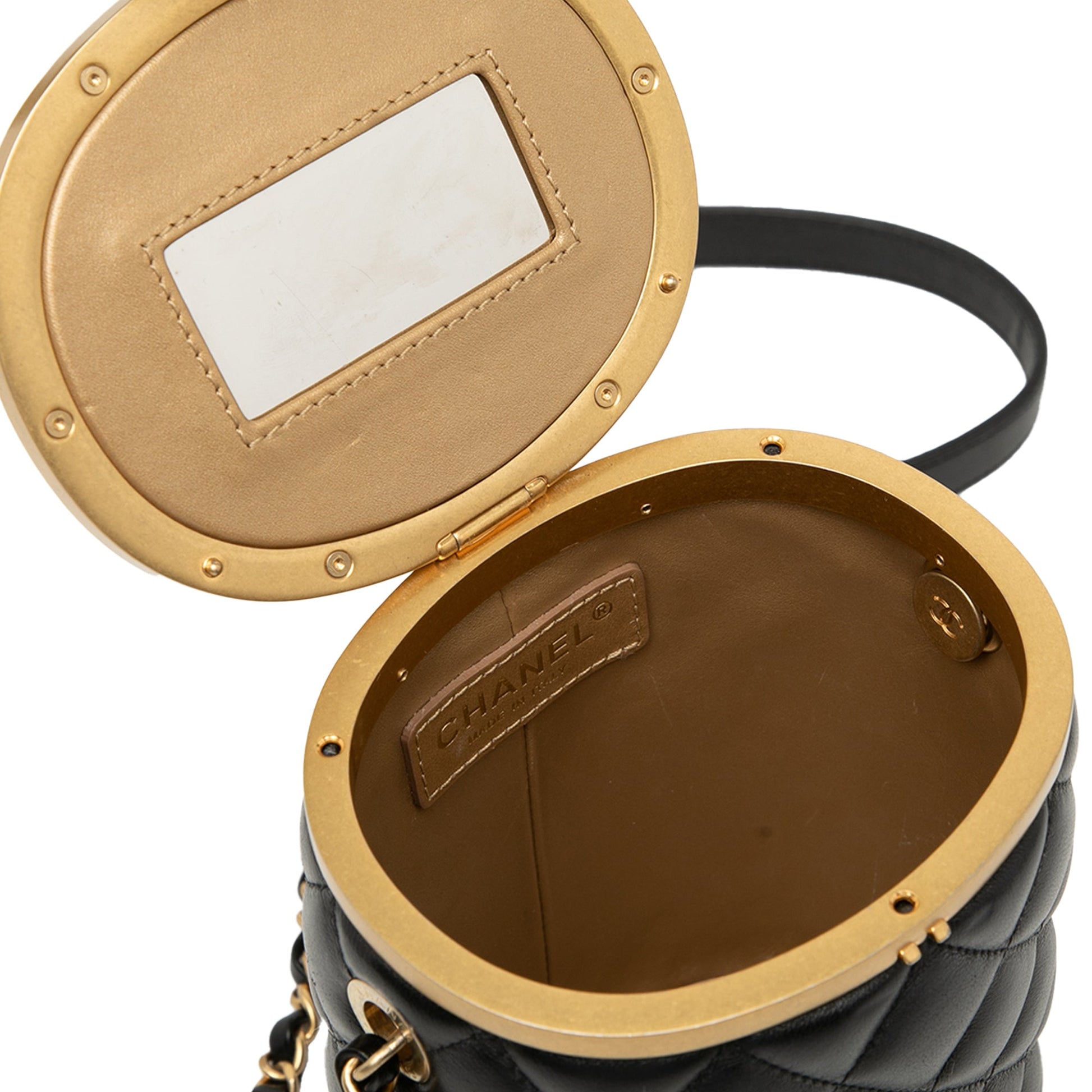 Chanel Small Quilted Lambskin Crown Box Bag