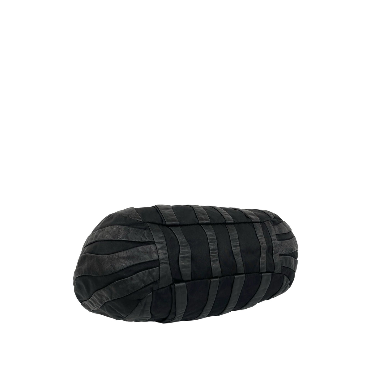 Prada Tessuto Nappa Waves Handbag — Black