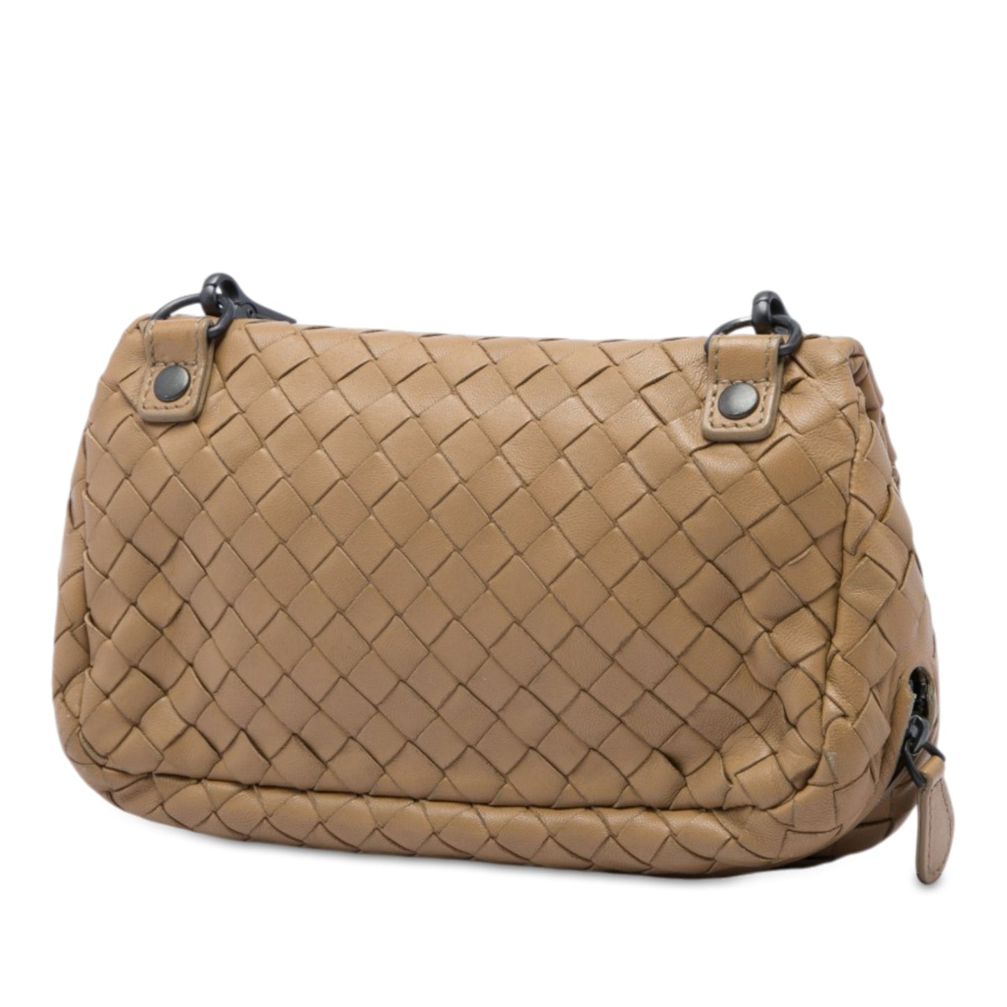 Bottega Veneta Mini Nappa Intrecciato Expandable Chain Flap Crossbody