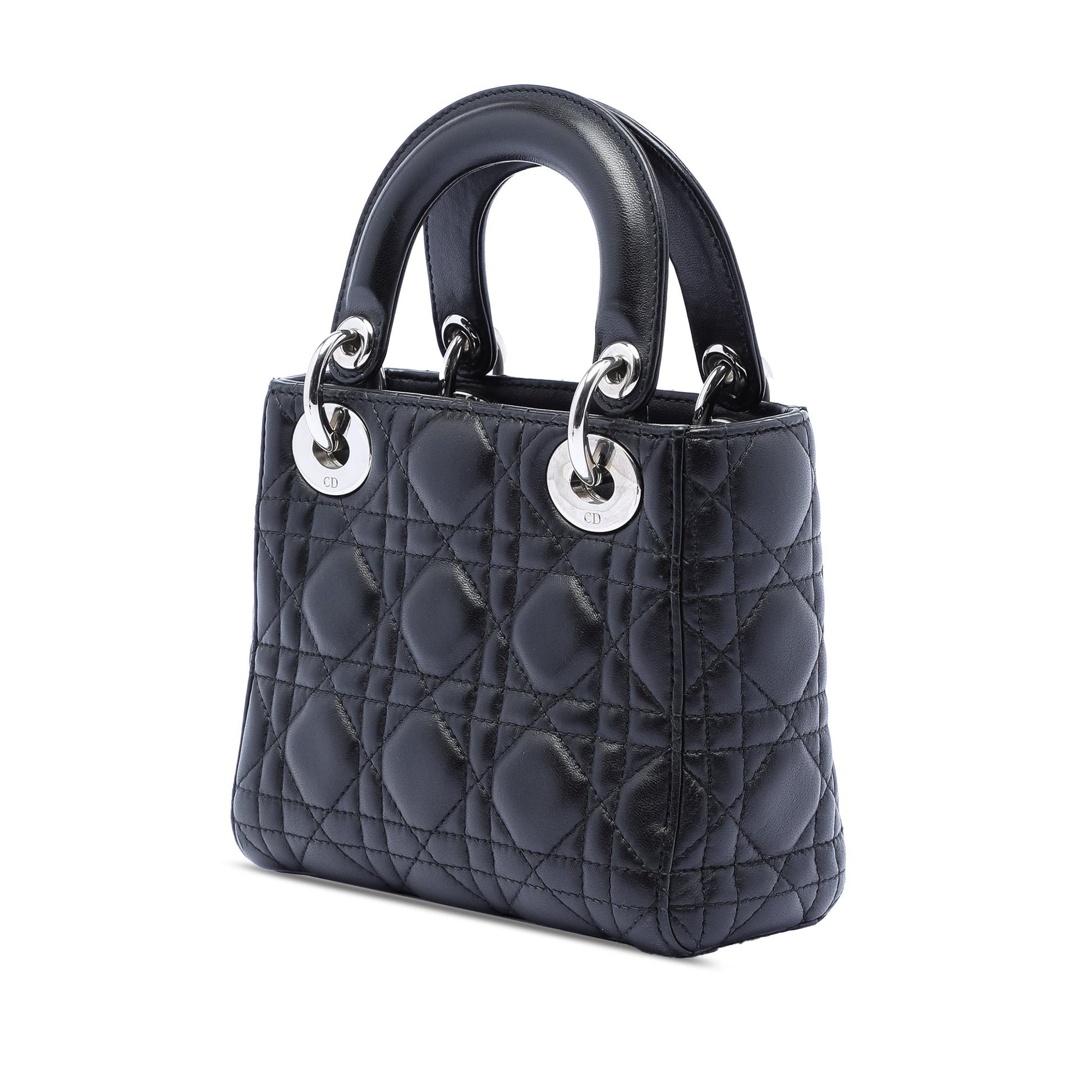 Dior Mini Lambskin Cannage Lady Dior