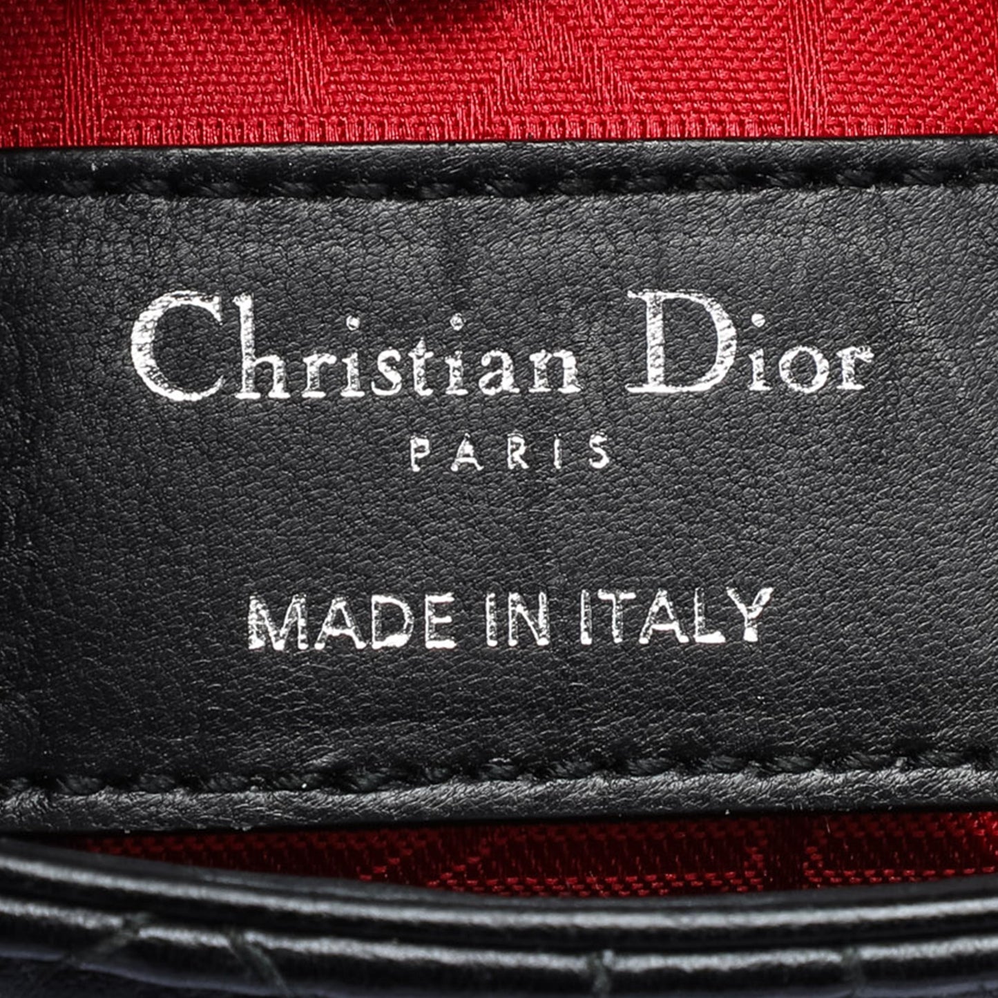Dior Mini Lambskin Cannage Lady Dior