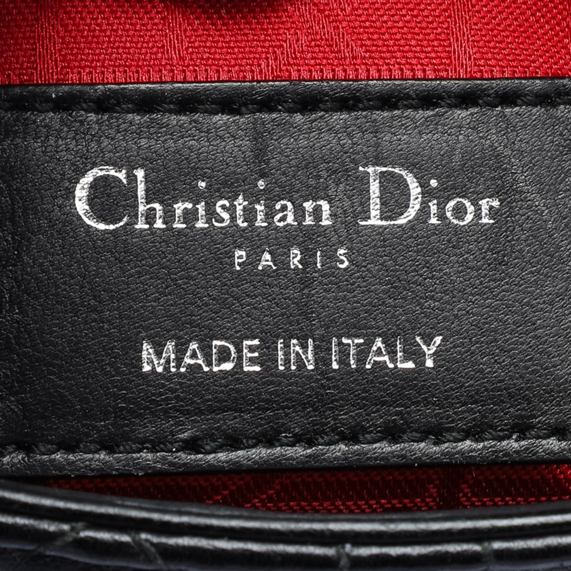 Dior Mini Lambskin Cannage Lady Dior