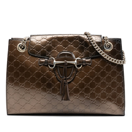 Gucci Large Guccissima Emily Shoulder Bag