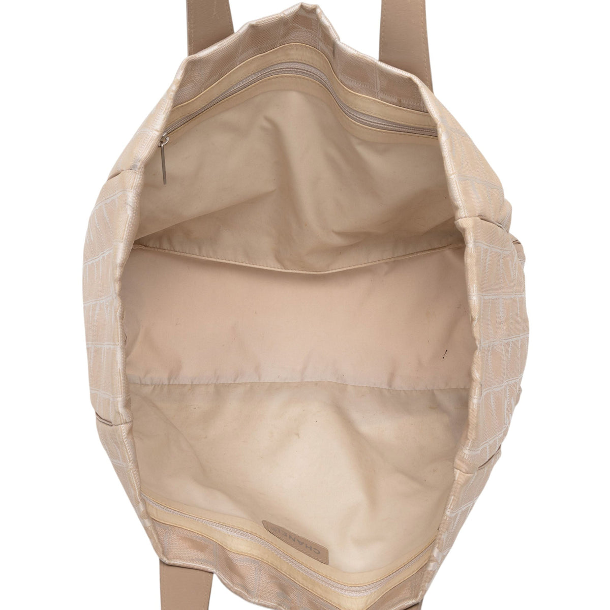 Chanel New Travel Line Nylon Tote — Beige