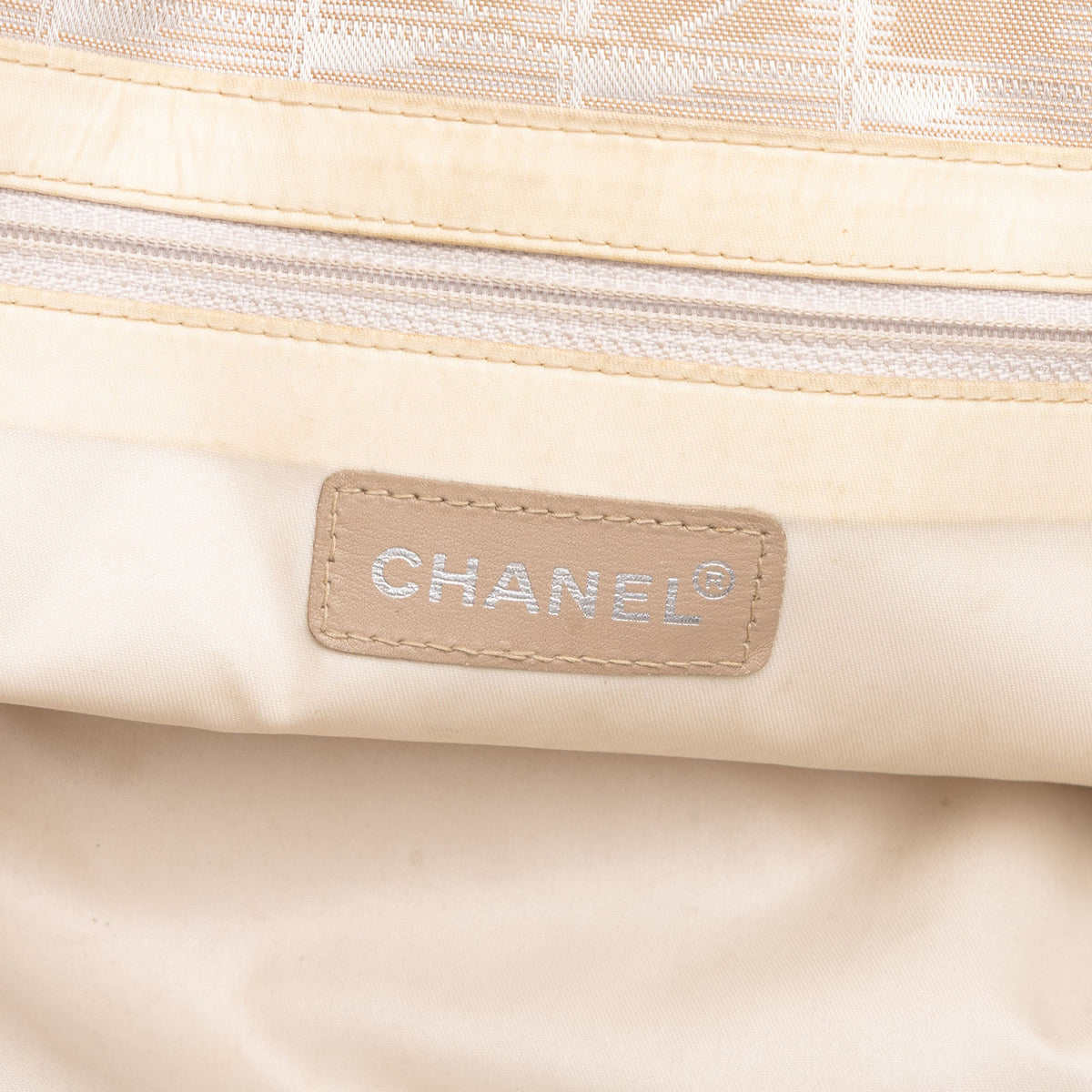 Chanel New Travel Line Nylon Tote — Beige
