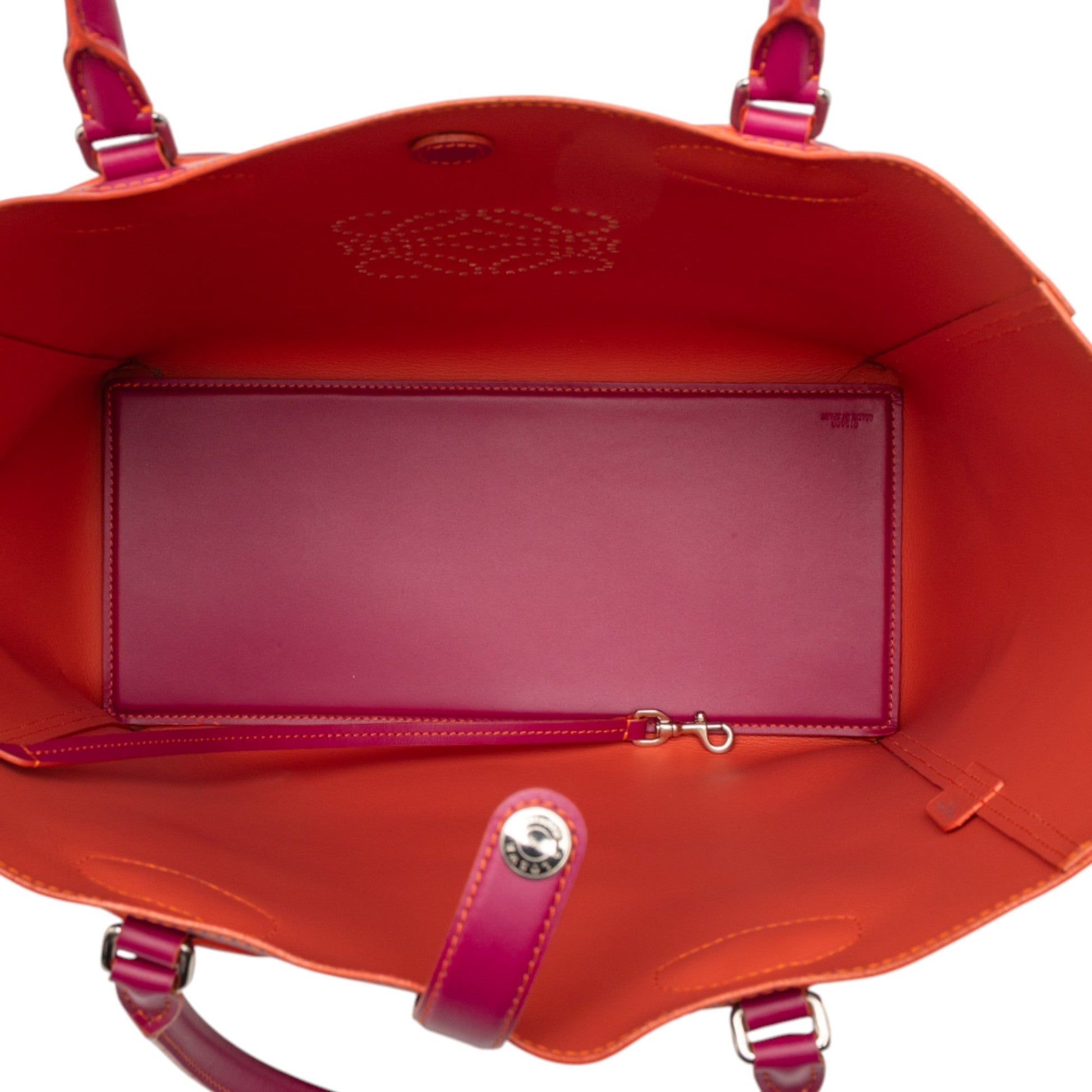 LOEWE Leather Perforated Anagram Leo Tote