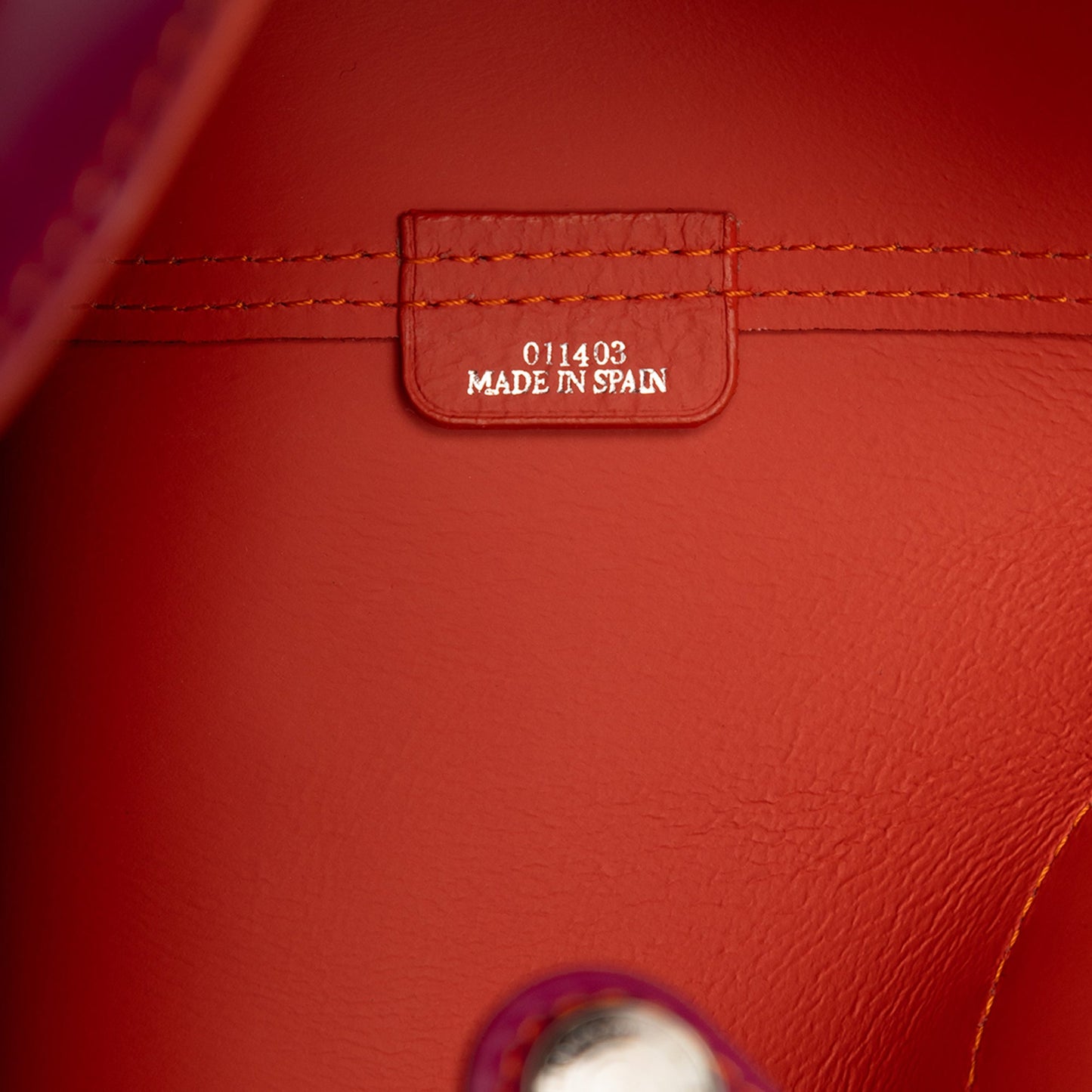 LOEWE Leather Perforated Anagram Leo Tote