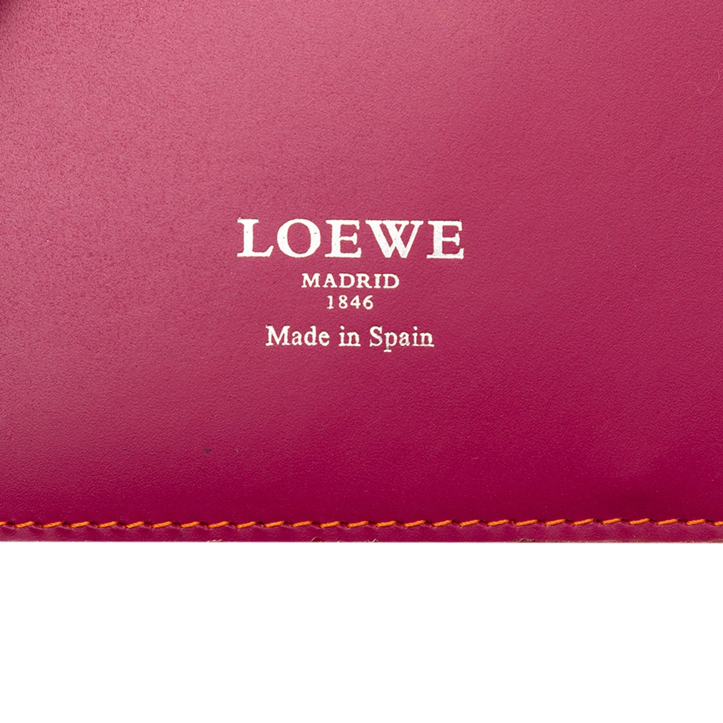 LOEWE Leather Perforated Anagram Leo Tote