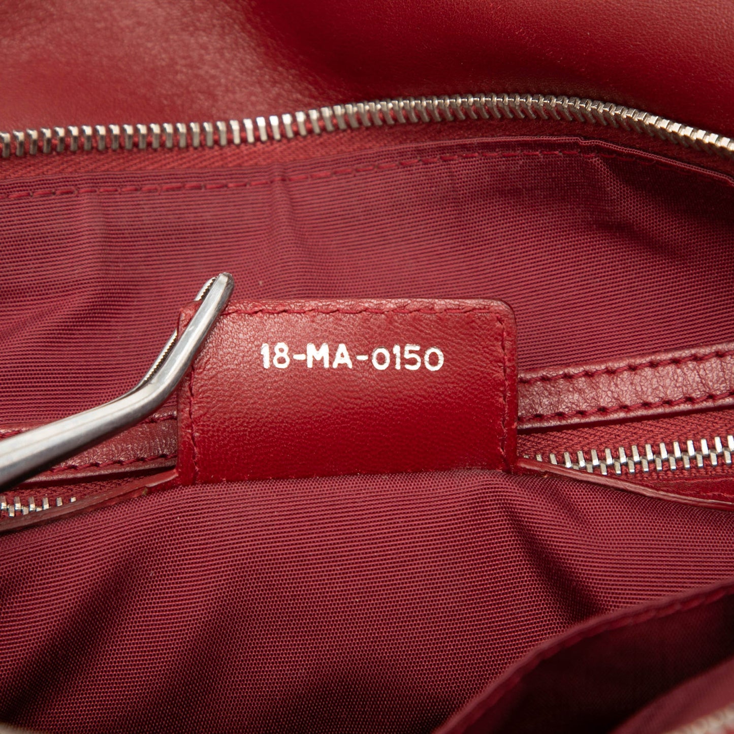Dior Medium Lambskin Cannage Polochon Granville Satchel
