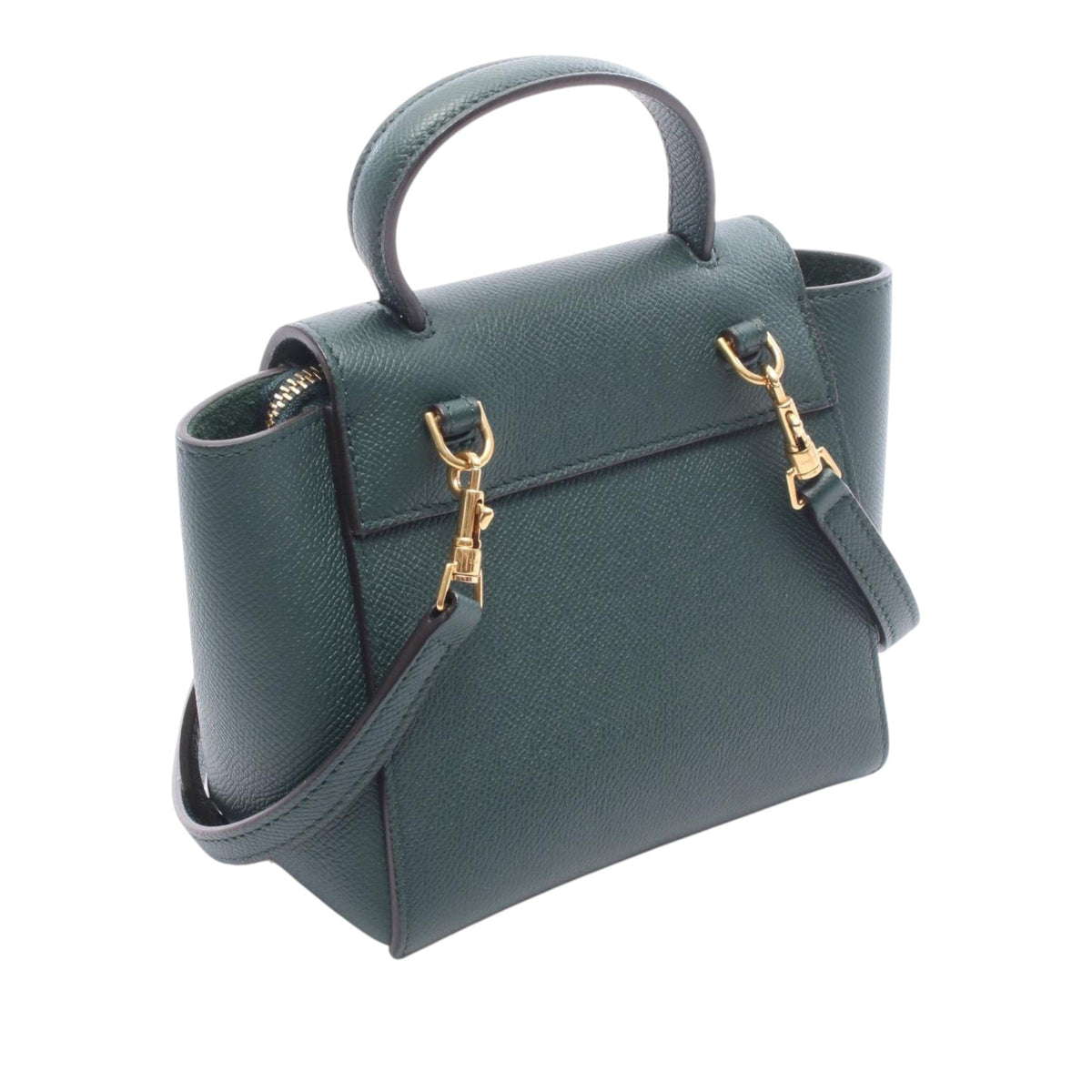 Celine Pico Grained Calfskin Belt Bag — Green