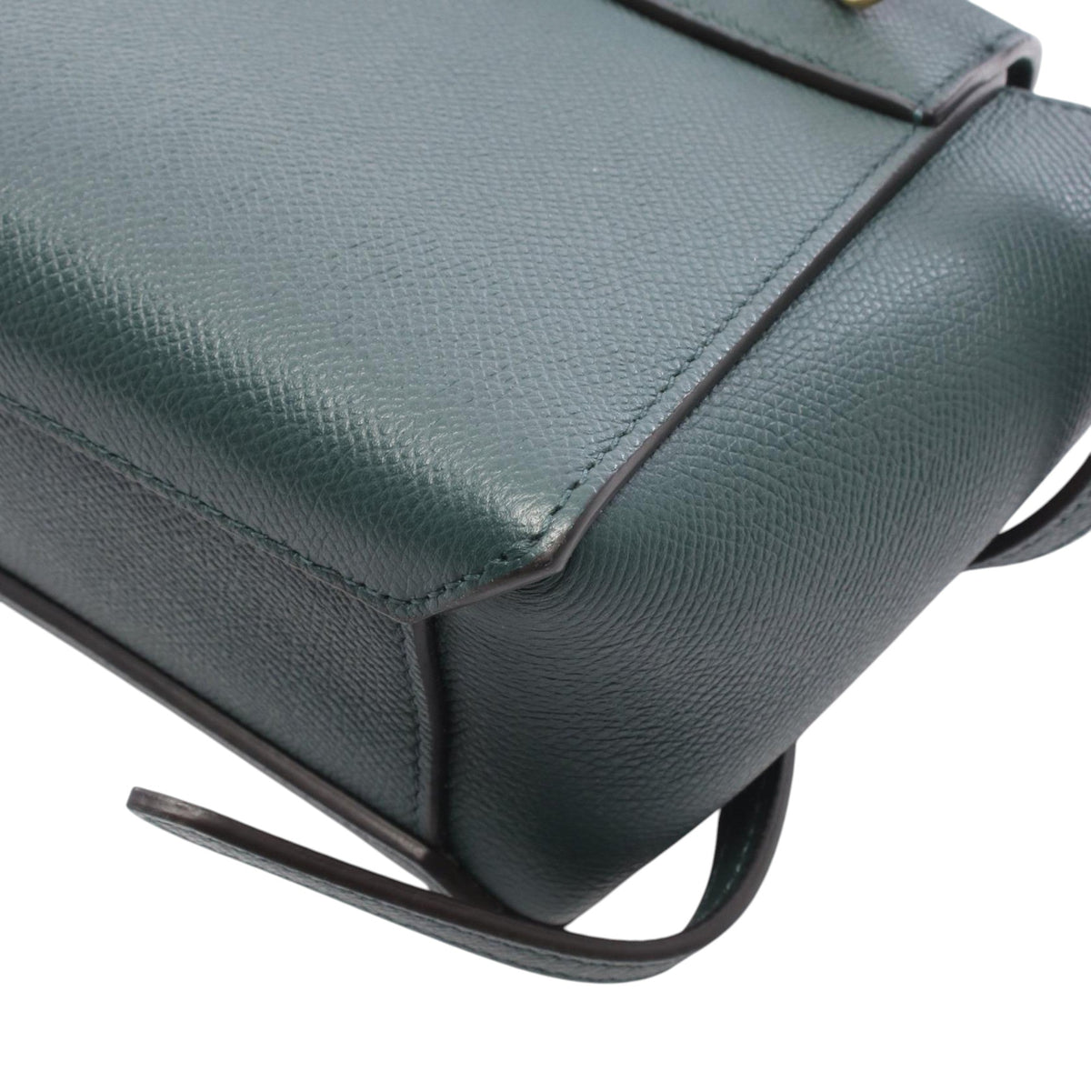 Celine Pico Grained Calfskin Belt Bag — Green