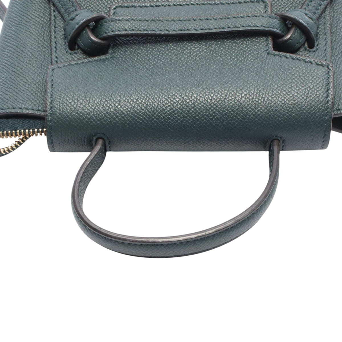 Celine Pico Grained Calfskin Belt Bag — Green