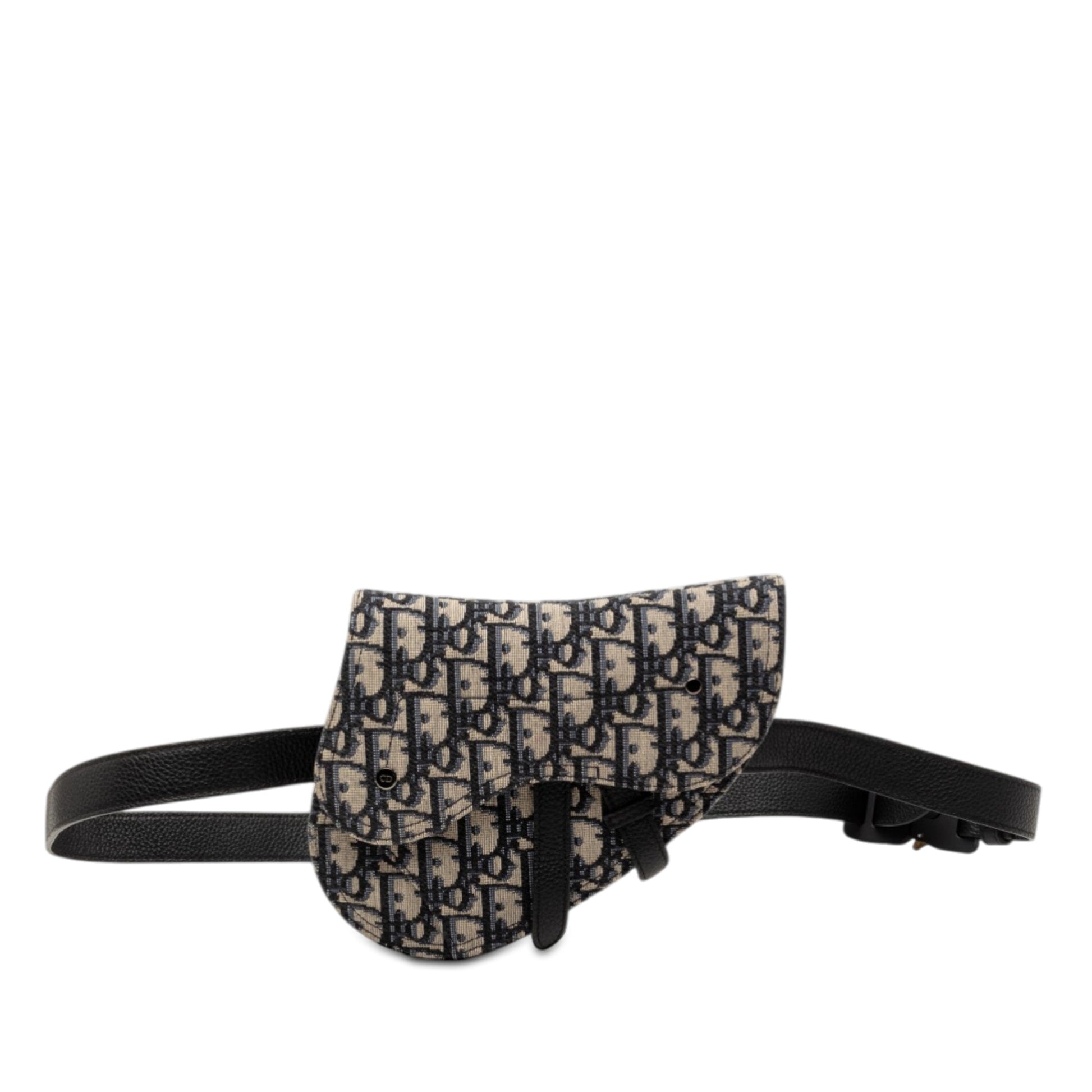 Dior Oblique Canvas Saddle Belt Bag