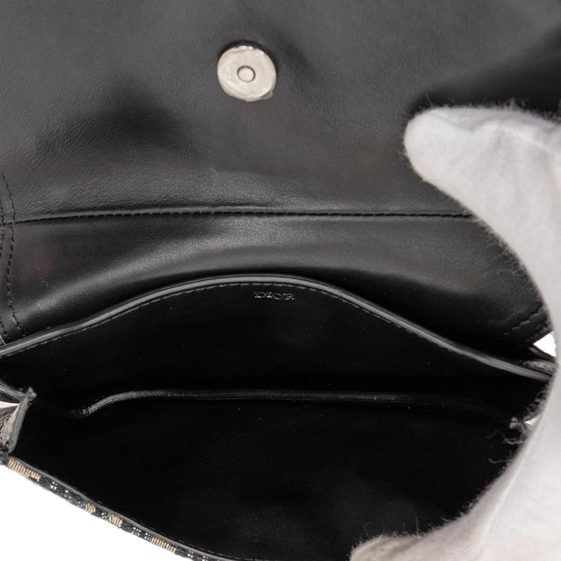 Dior Oblique Canvas Saddle Belt Bag
