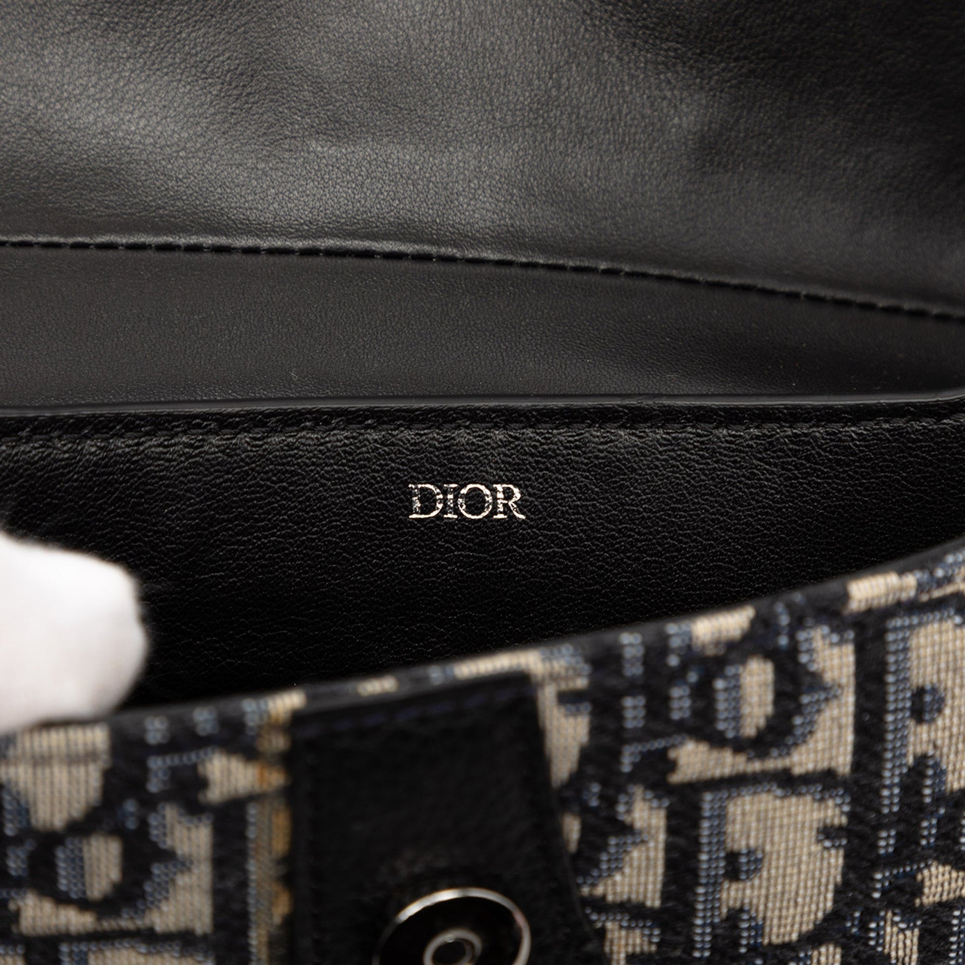 Dior Oblique Canvas Saddle Belt Bag