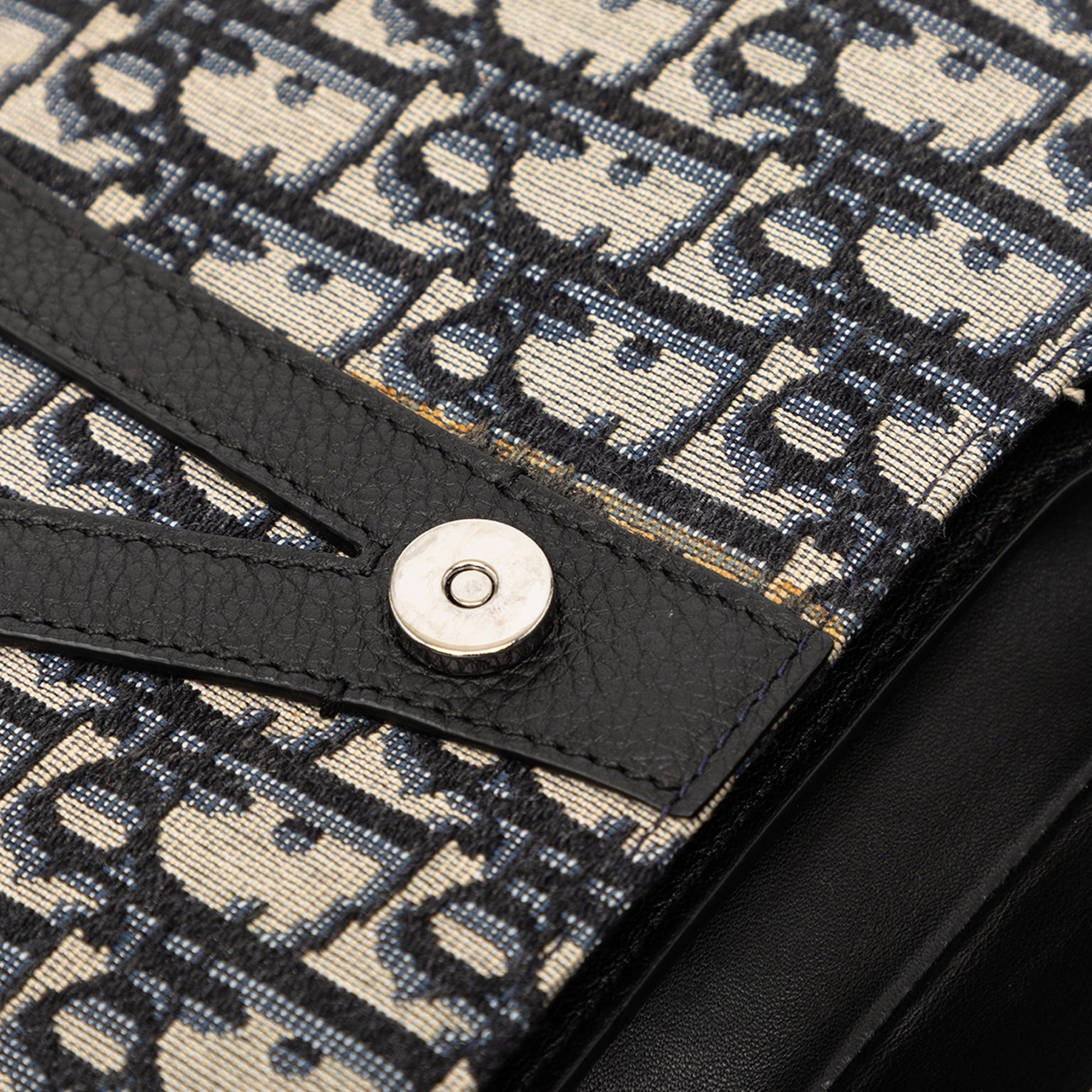 Dior Oblique Canvas Saddle Belt Bag
