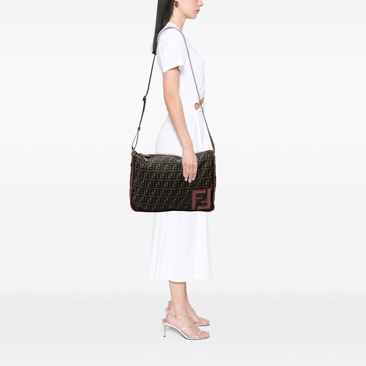Fendi Zucca Canvas Crossbody