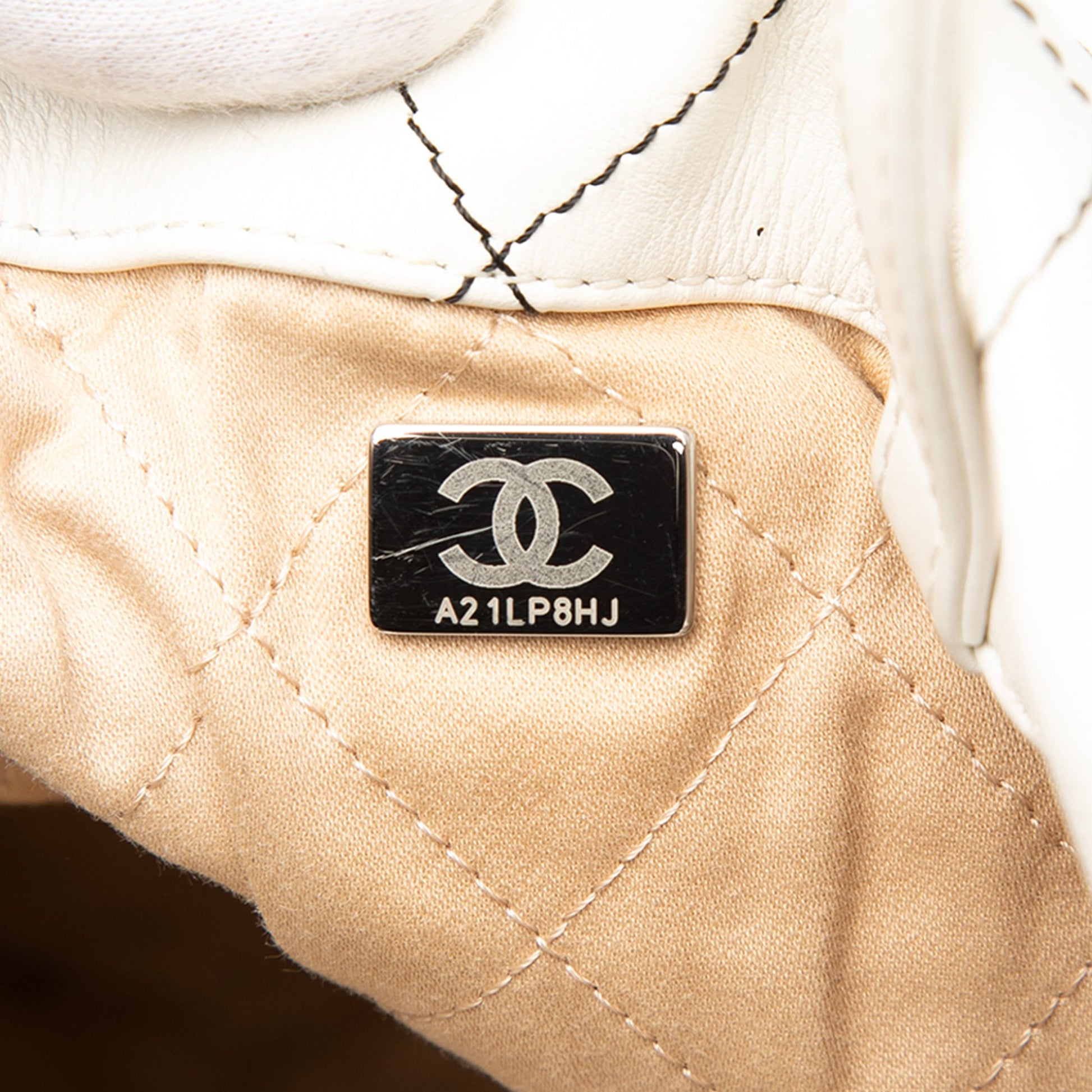 Chanel Large Quilted Shiny Calfskin 22 Backpack