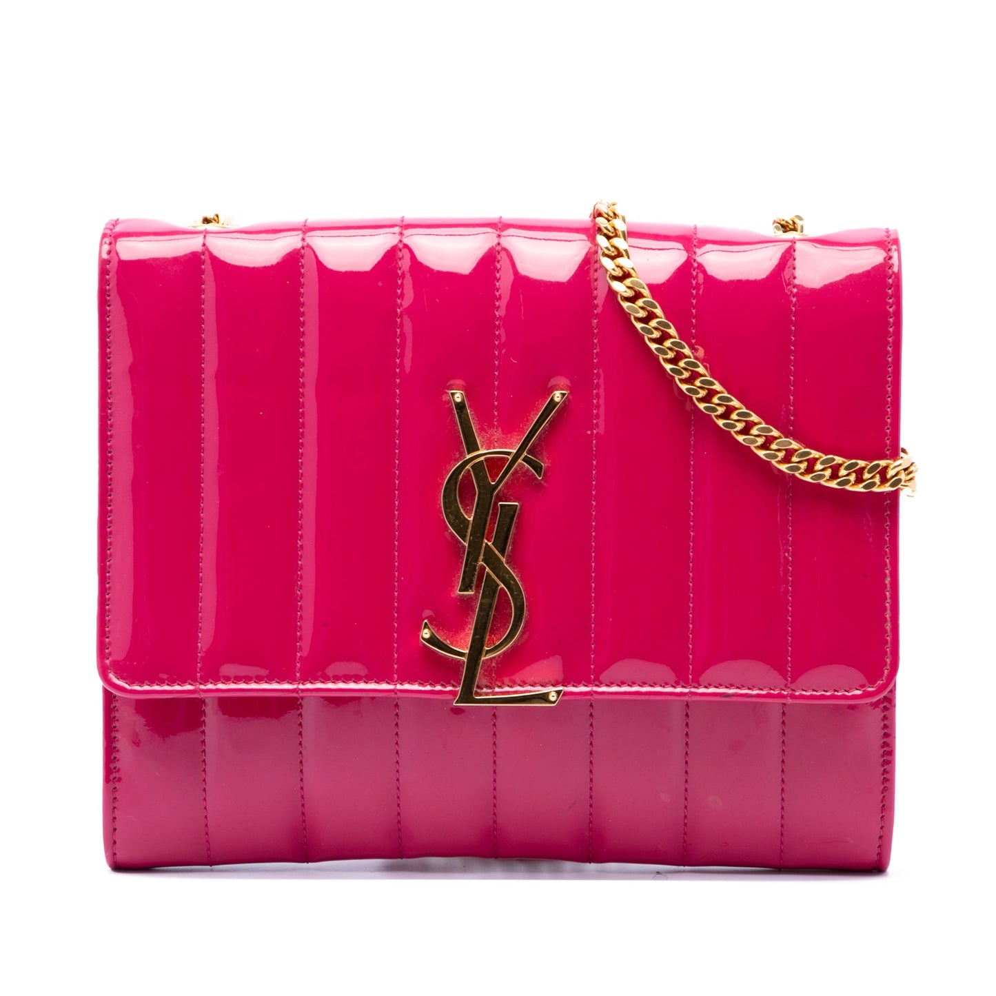 Saint Laurent Medium Patent Vicky Crossbody