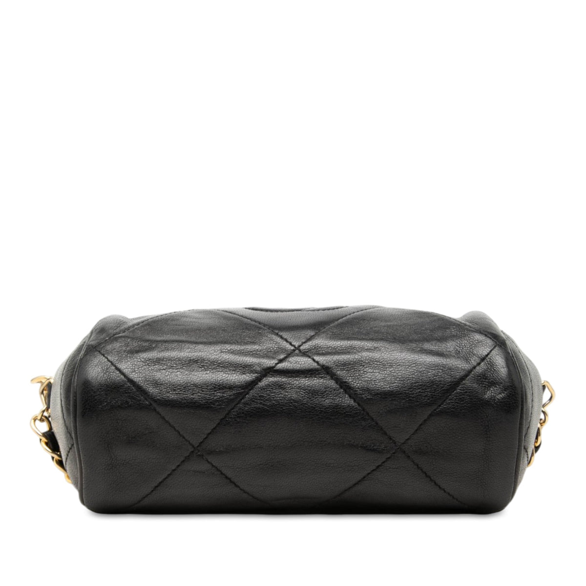 Chanel Quilted Lambskin Tassel Barrel Crossbody