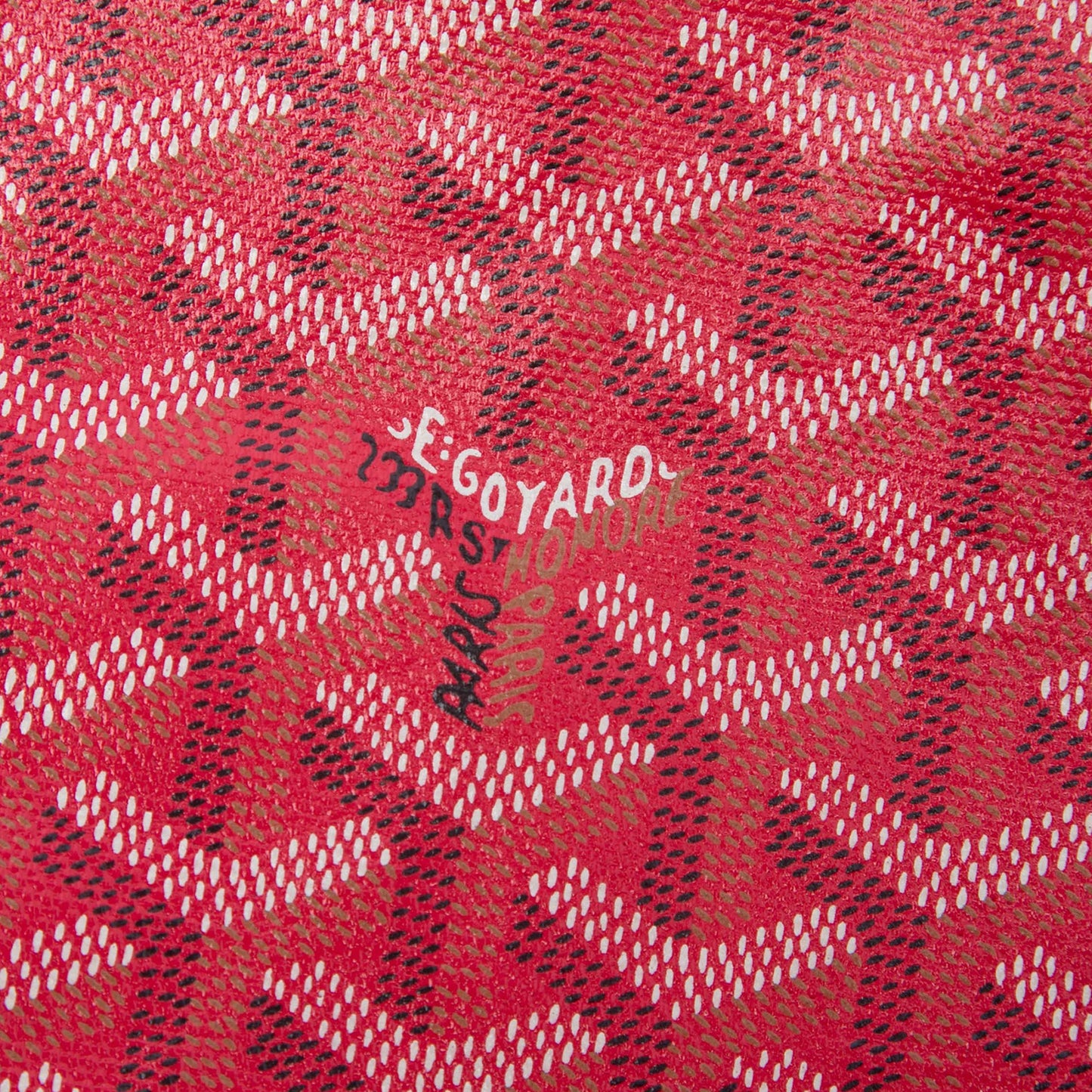 Goyard Limited Edition Goyardine Le Jardin Reversible Saint Louis PM