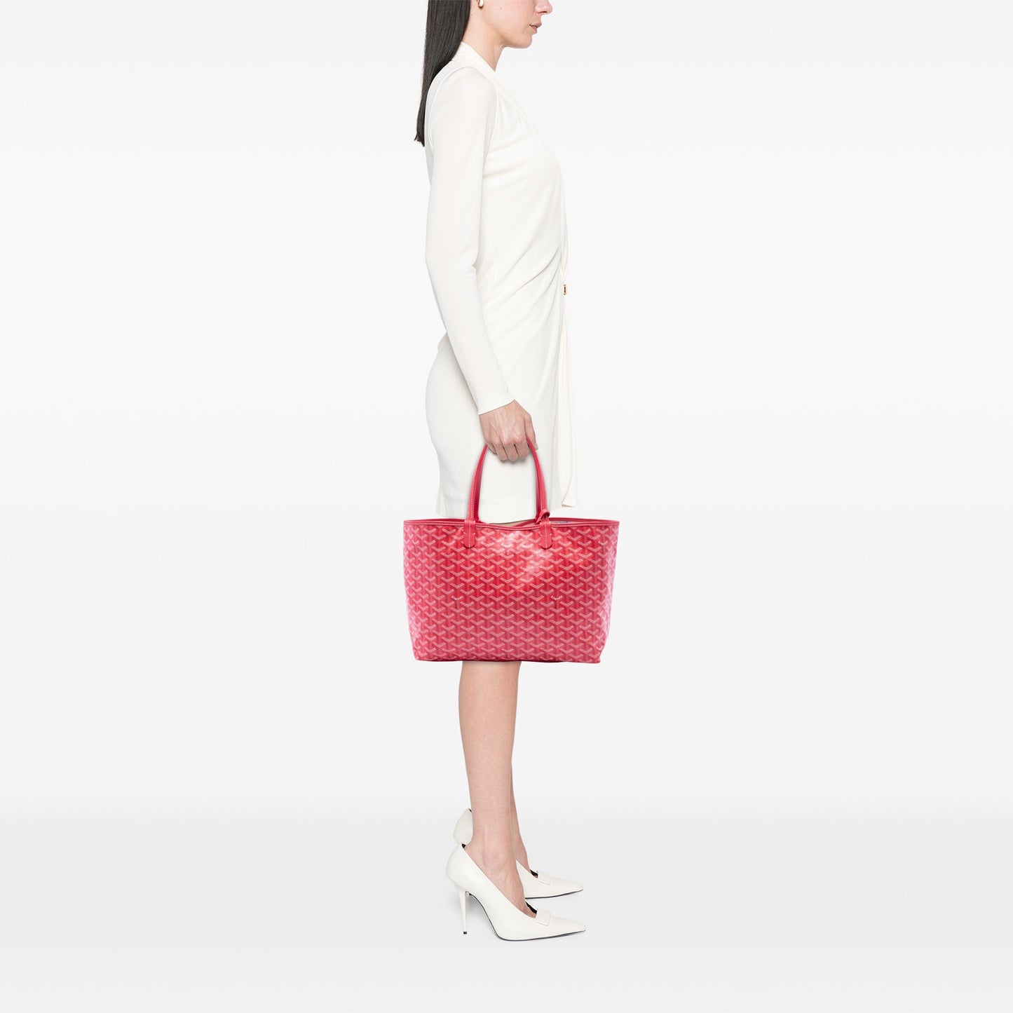 Goyard Limited Edition Goyardine Le Jardin Reversible Saint Louis PM