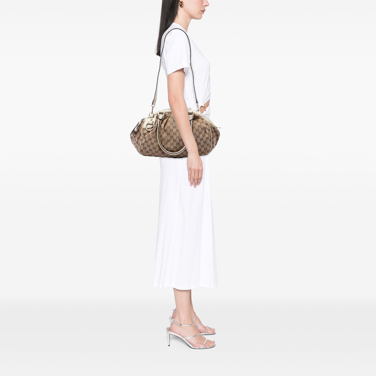 Gucci GG Canvas Sukey Satchel
