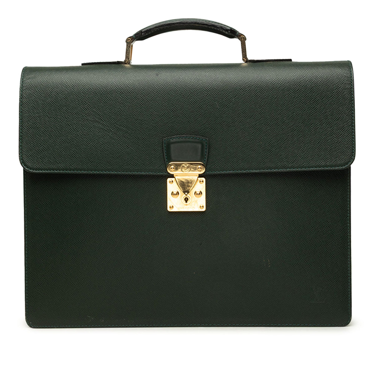 Louis Vuitton Taiga Moskova Briefcase — Green