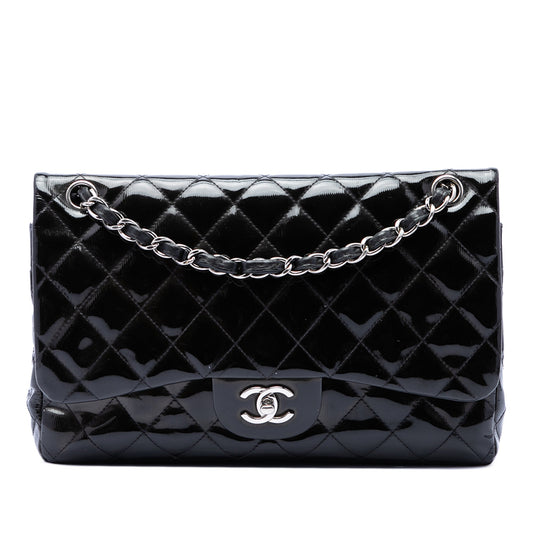 Chanel Jumbo Classic Patent Double Flap