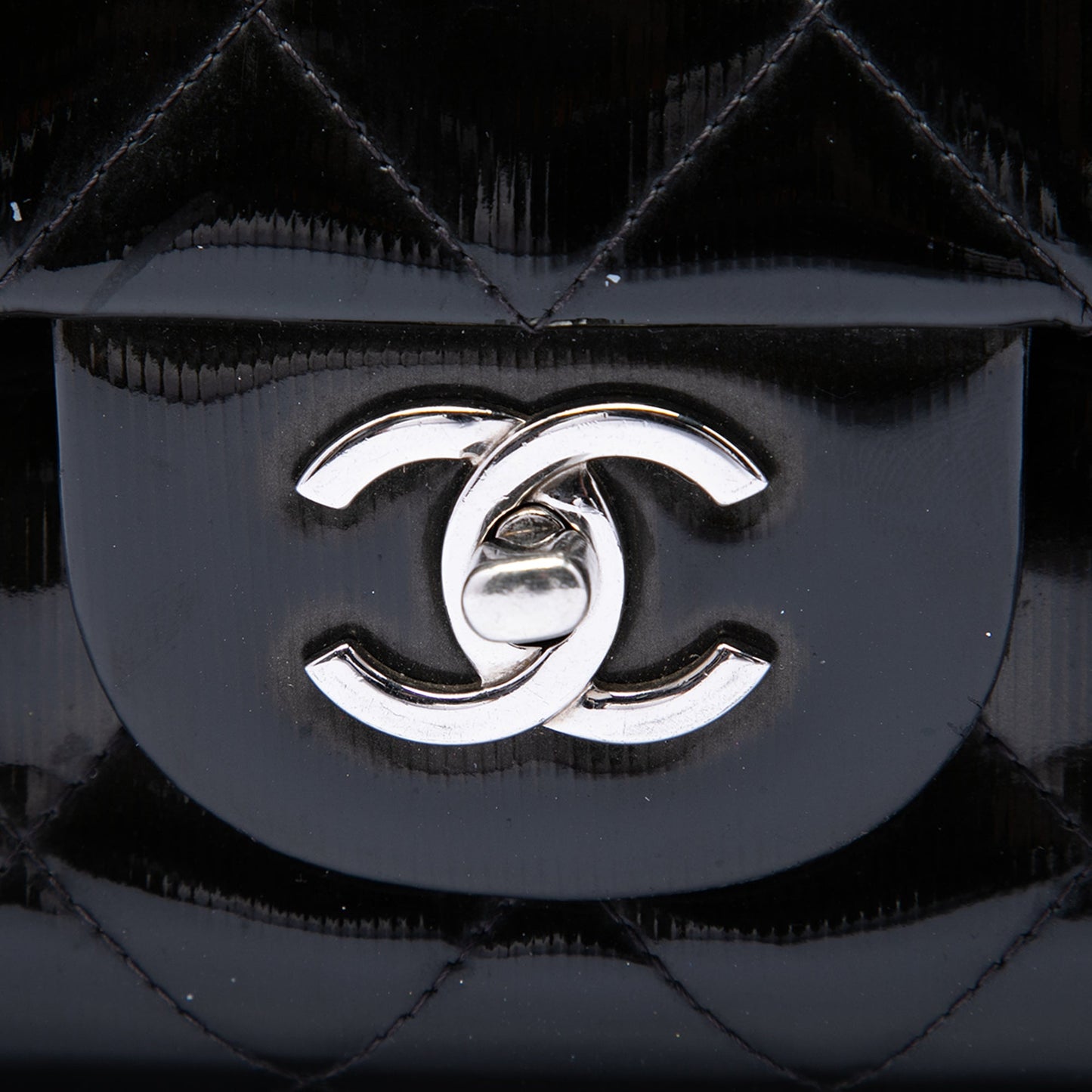 Chanel Jumbo Classic Patent Double Flap