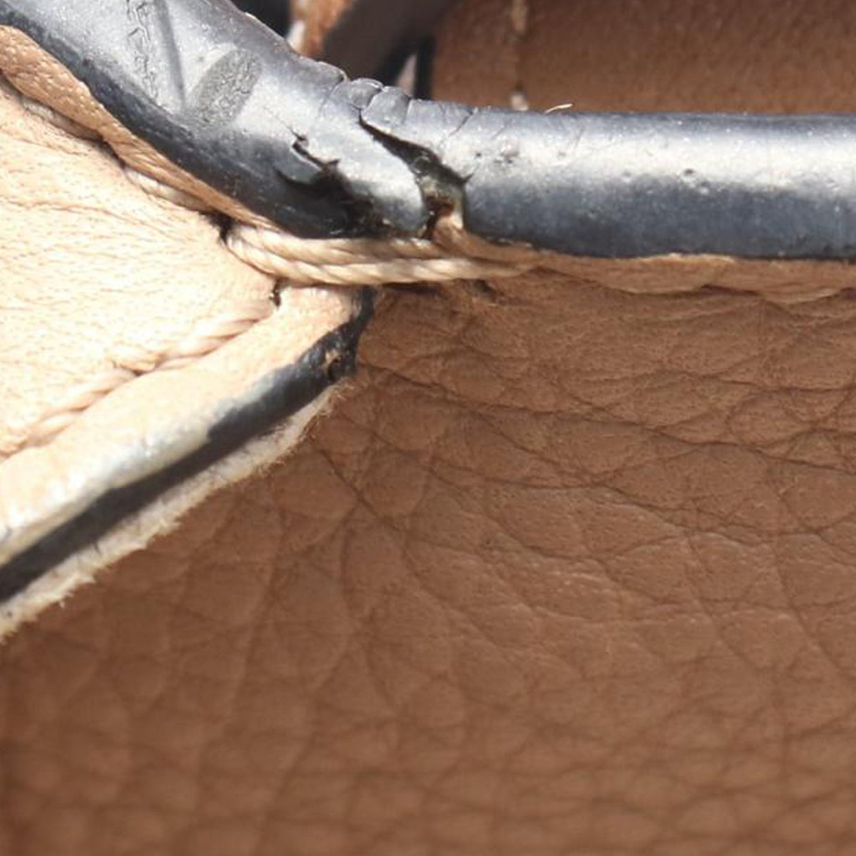 LOEWE Small Leather Hammock Bag — Beige