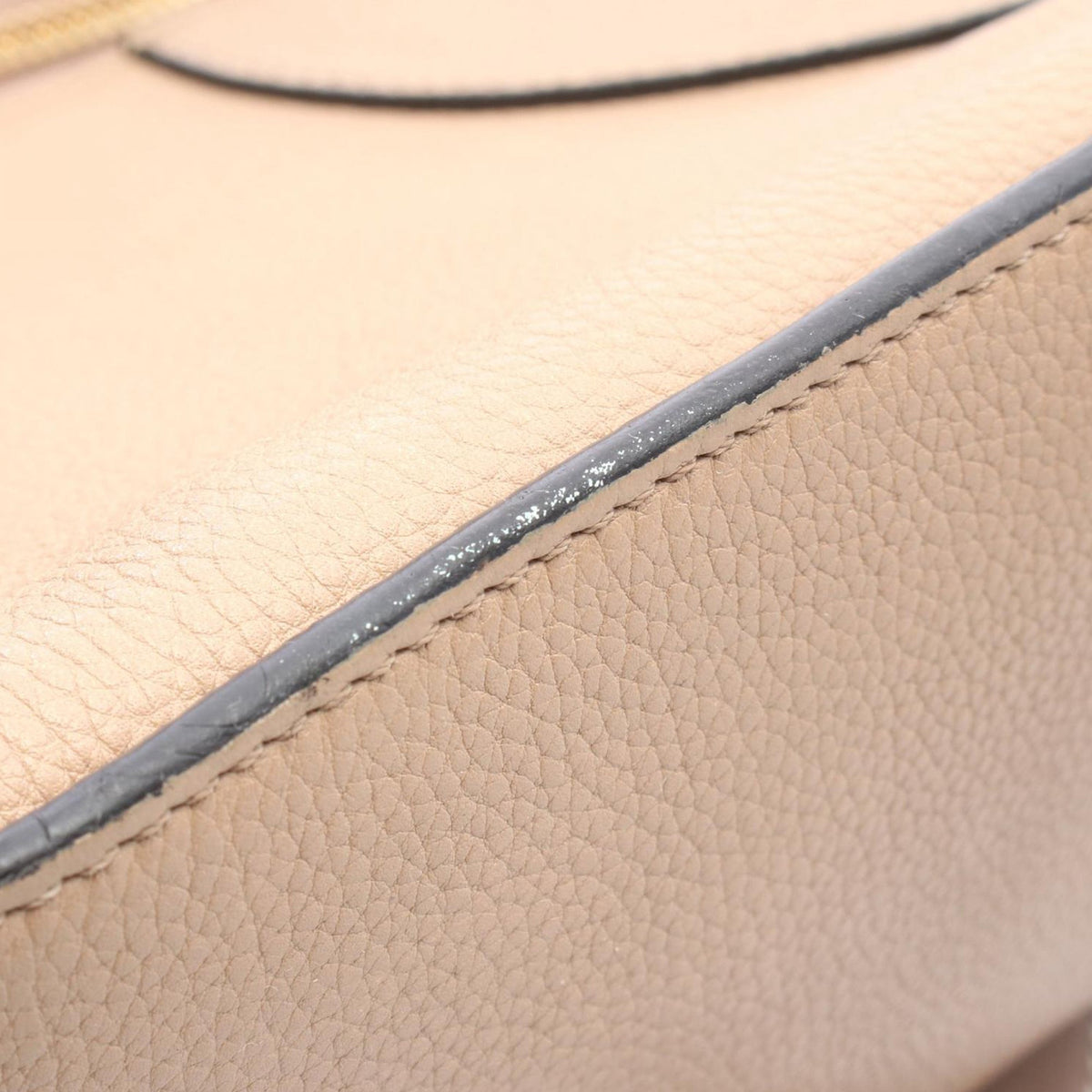 LOEWE Small Leather Hammock Bag — Beige