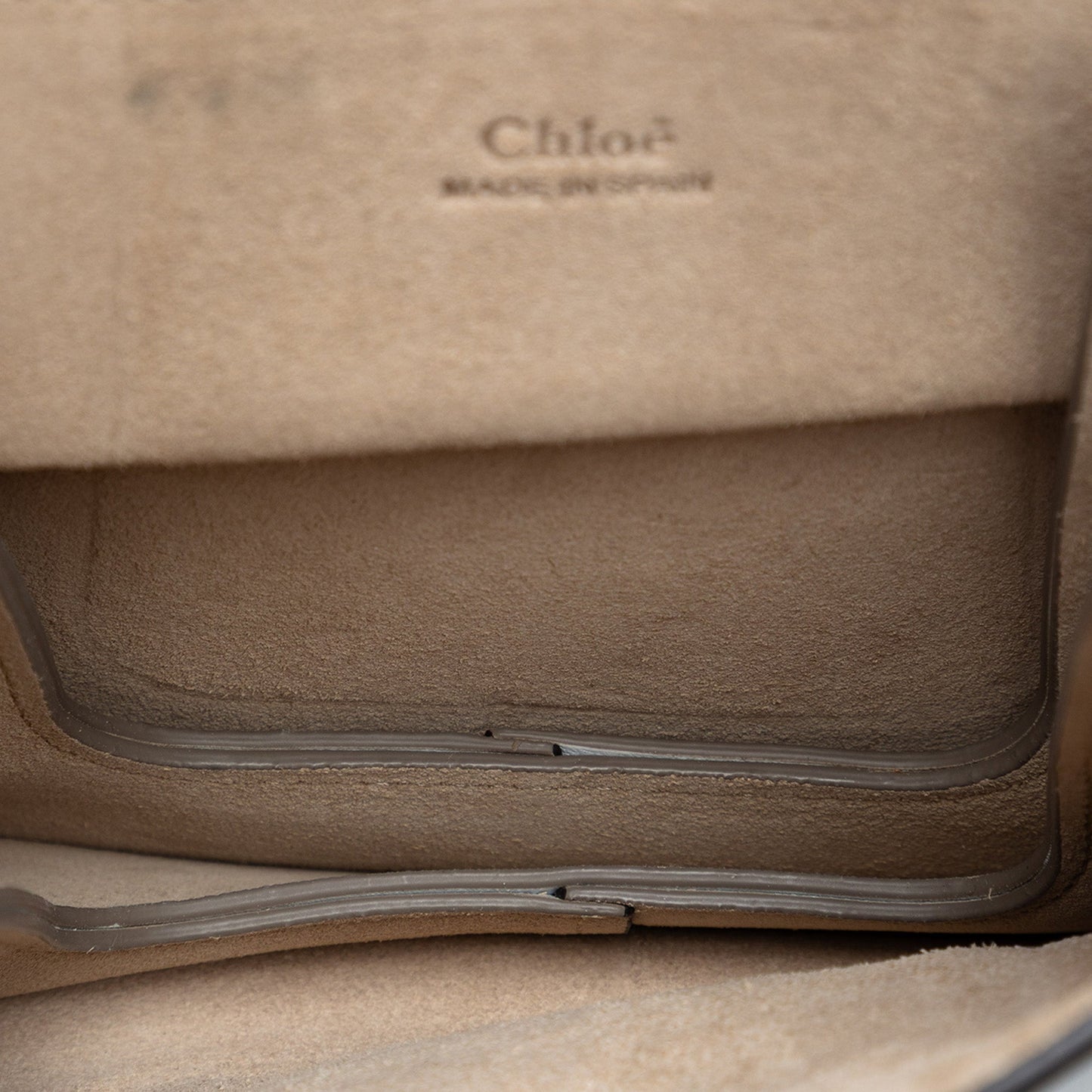 Chloé Mini Calfskin and Suede Faye Bracelet Bag