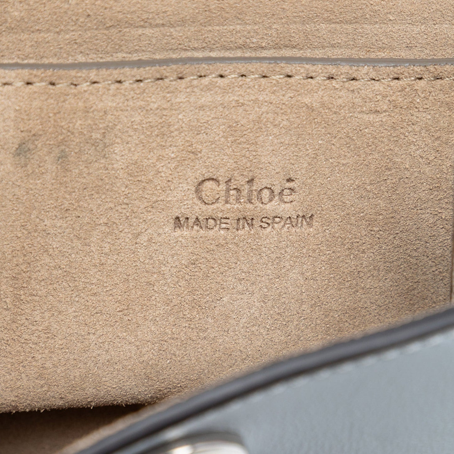Chloé Mini Calfskin and Suede Faye Bracelet Bag
