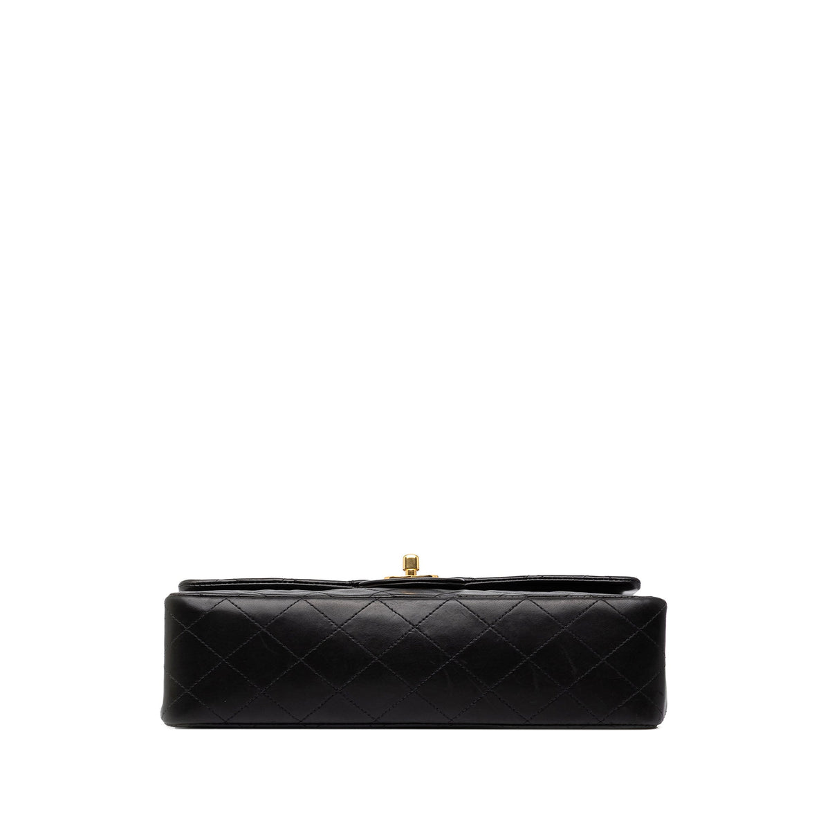 Chanel Medium Classic Lambskin Double Flap — Black