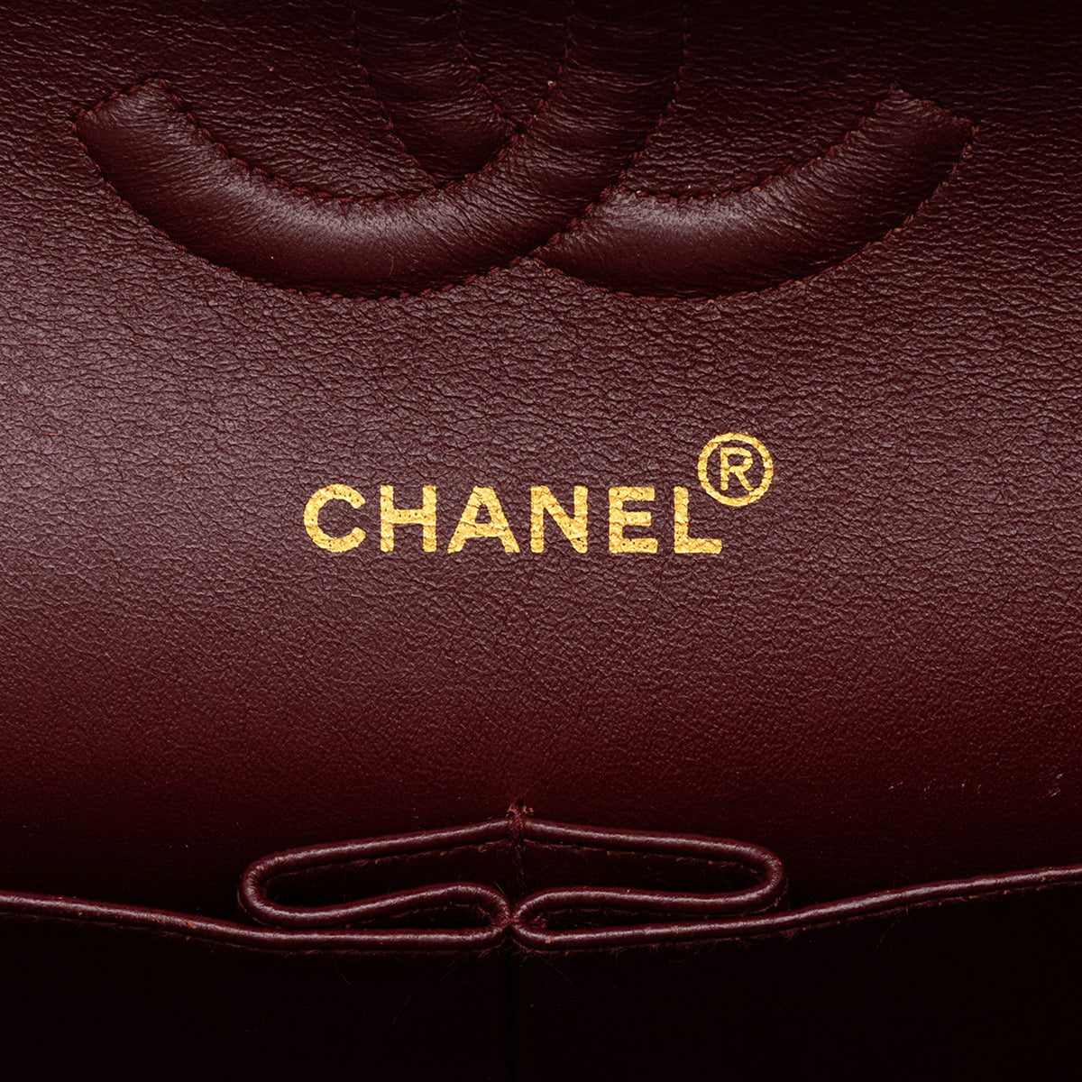 Chanel Medium Classic Lambskin Double Flap — Black