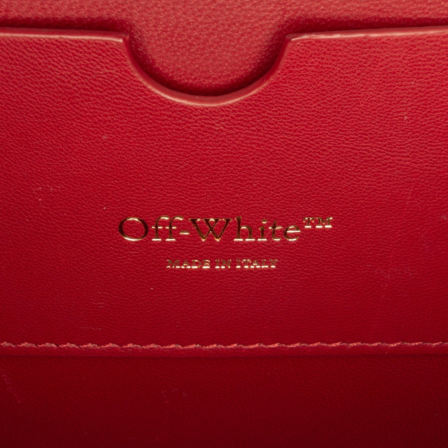 Off-White Calfskin Jitney 2.8 Top Handle Bag
