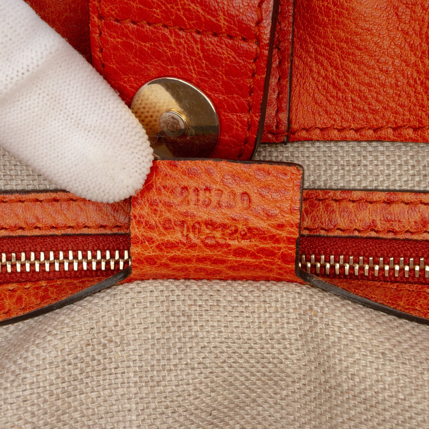 Gucci Medium GG Canvas Bamboo Tassel Tote