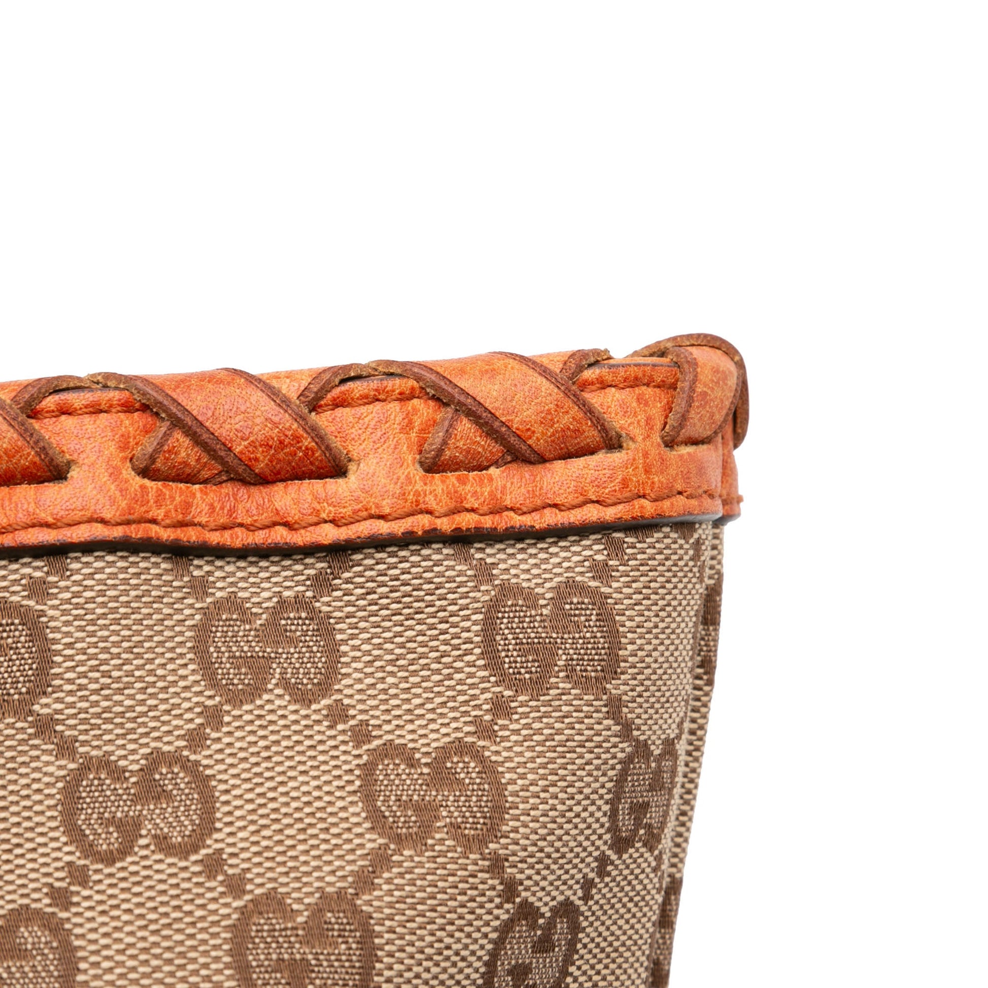 Gucci Medium GG Canvas Bamboo Tassel Tote