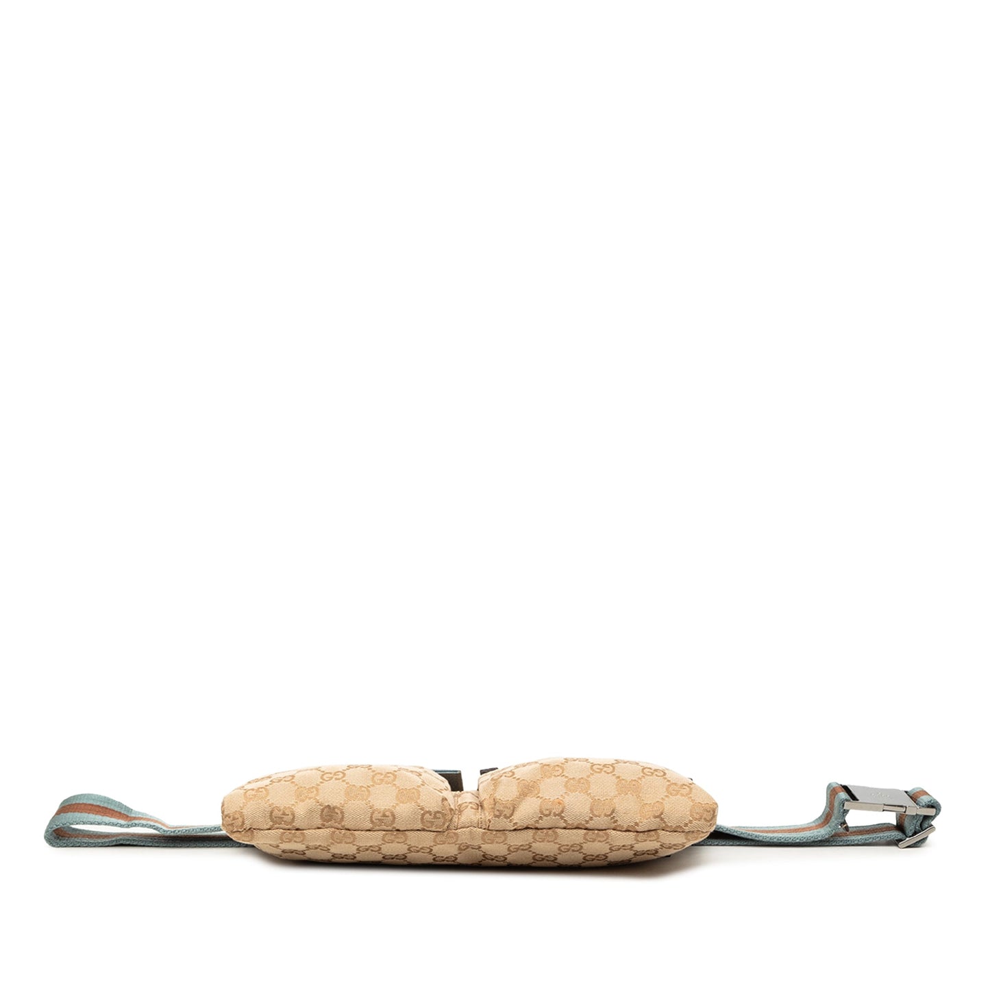 Gucci GG Canvas Web Double Pocket Belt Bag