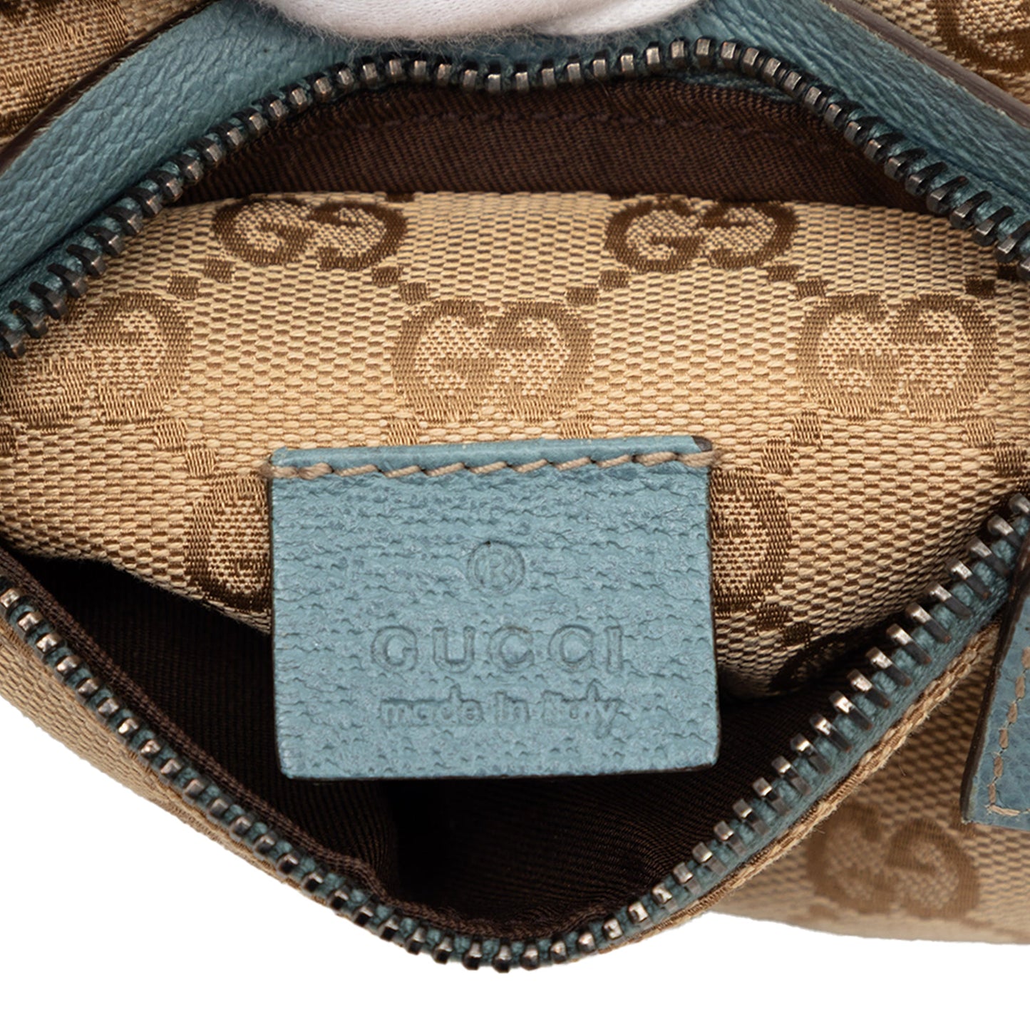 Gucci GG Canvas Web Double Pocket Belt Bag
